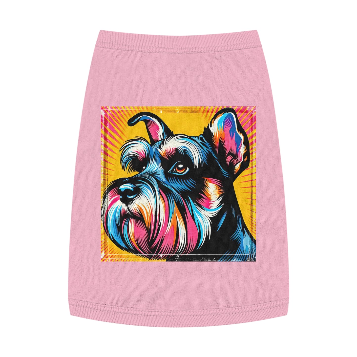 Pet Tank Top Miniature Schnauzer Pets Printify M Pink 