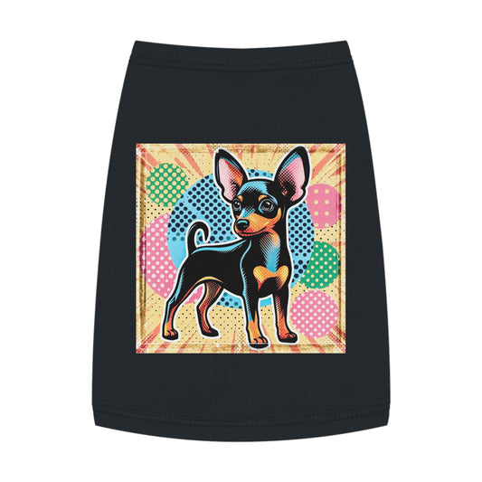 Dog Tank Top - Min Pin Tank Tops Pets Printify   