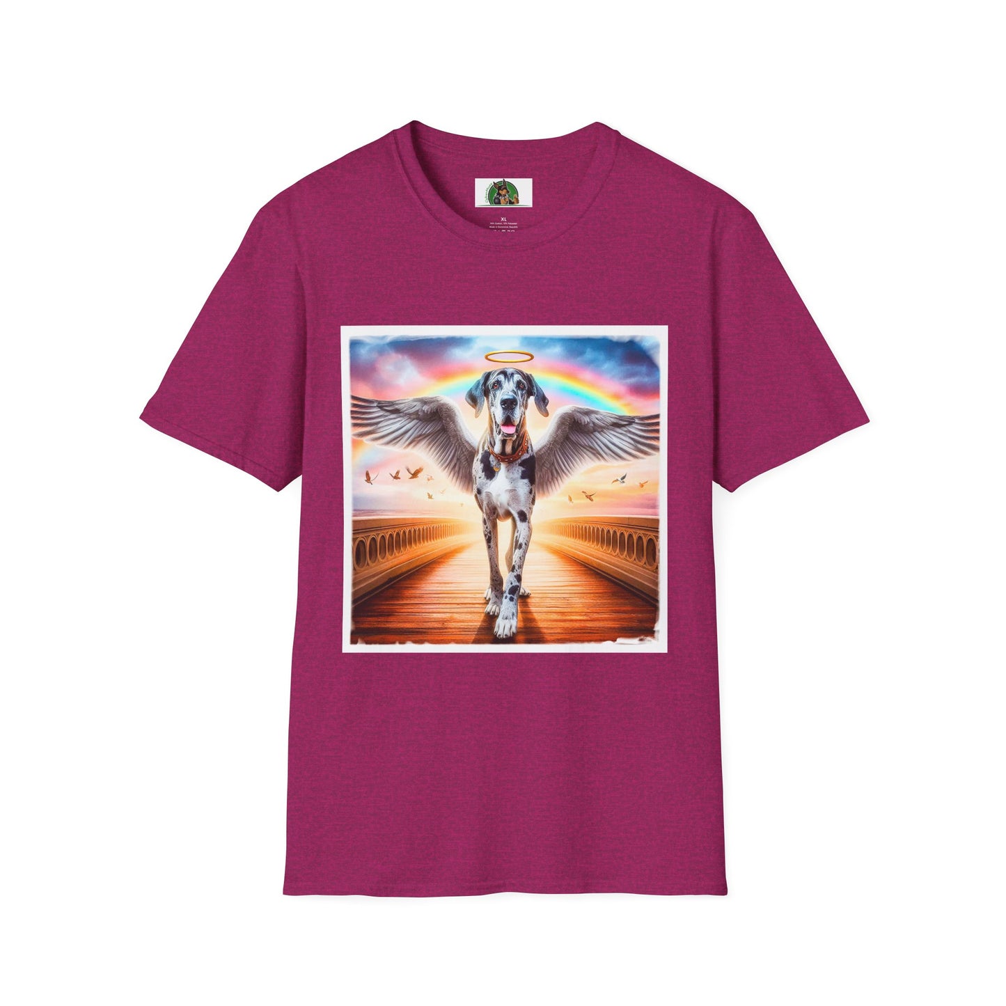 Great Dane T-Shirt Printify S Antique Heliconia