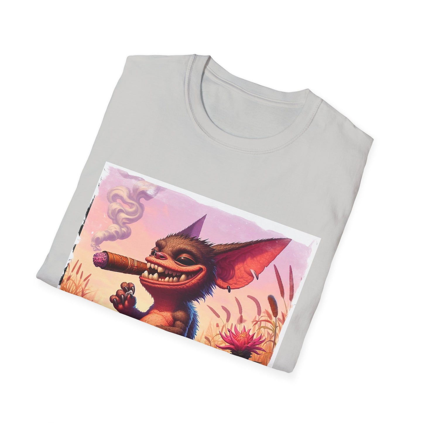 Chupacabra happily smoking t shirt