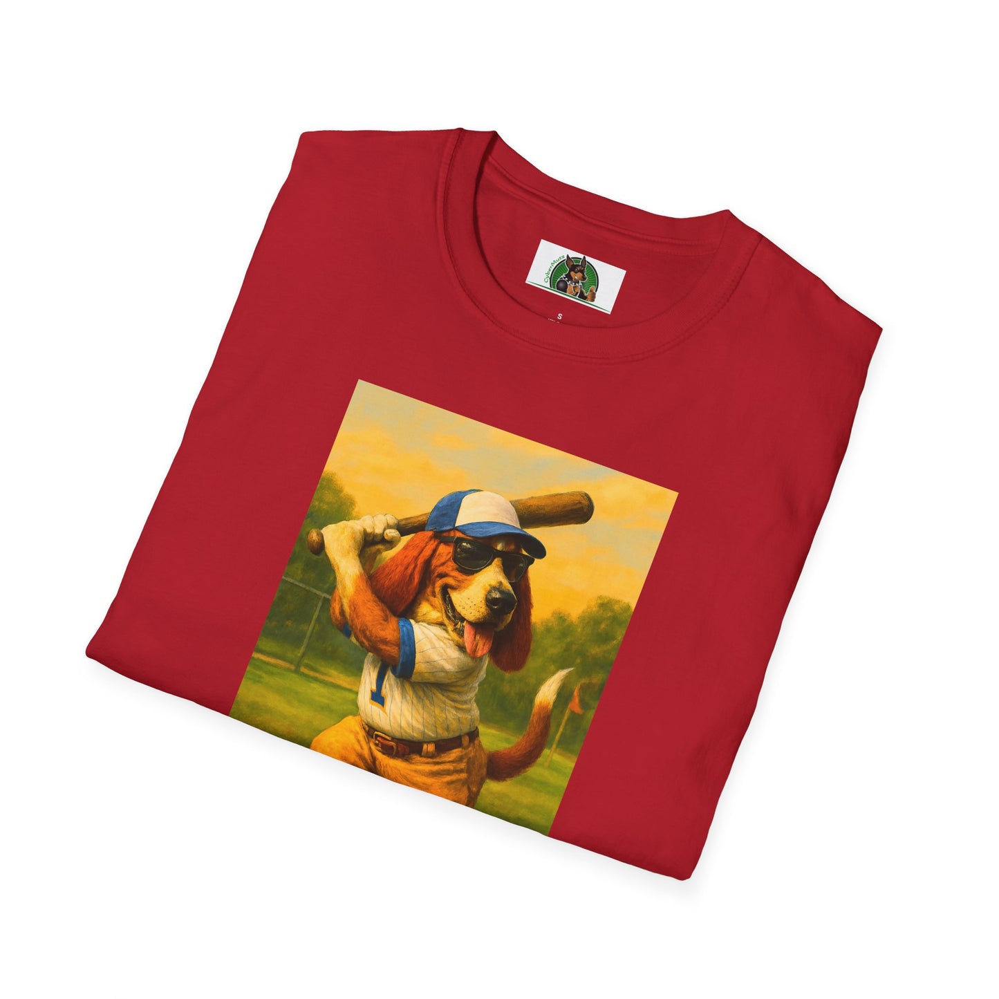 Sports Baseball Bassett Hound T-Shirt