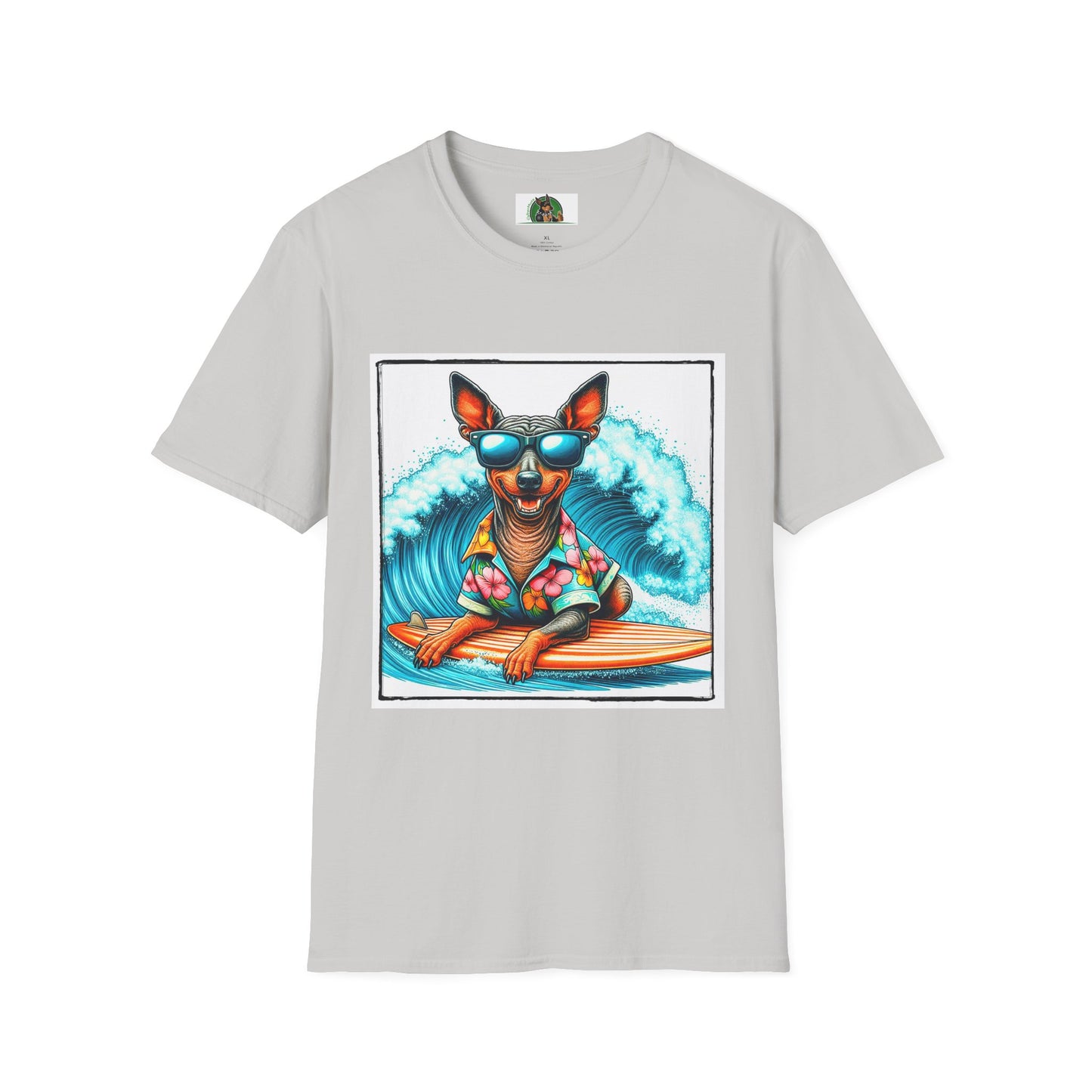 Mexican Hairless Dog T-Shirt Printify S Ice Grey 