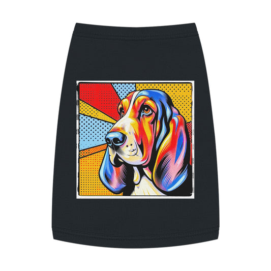 Pet Tank Top Basset Hound Pets Printify M Black