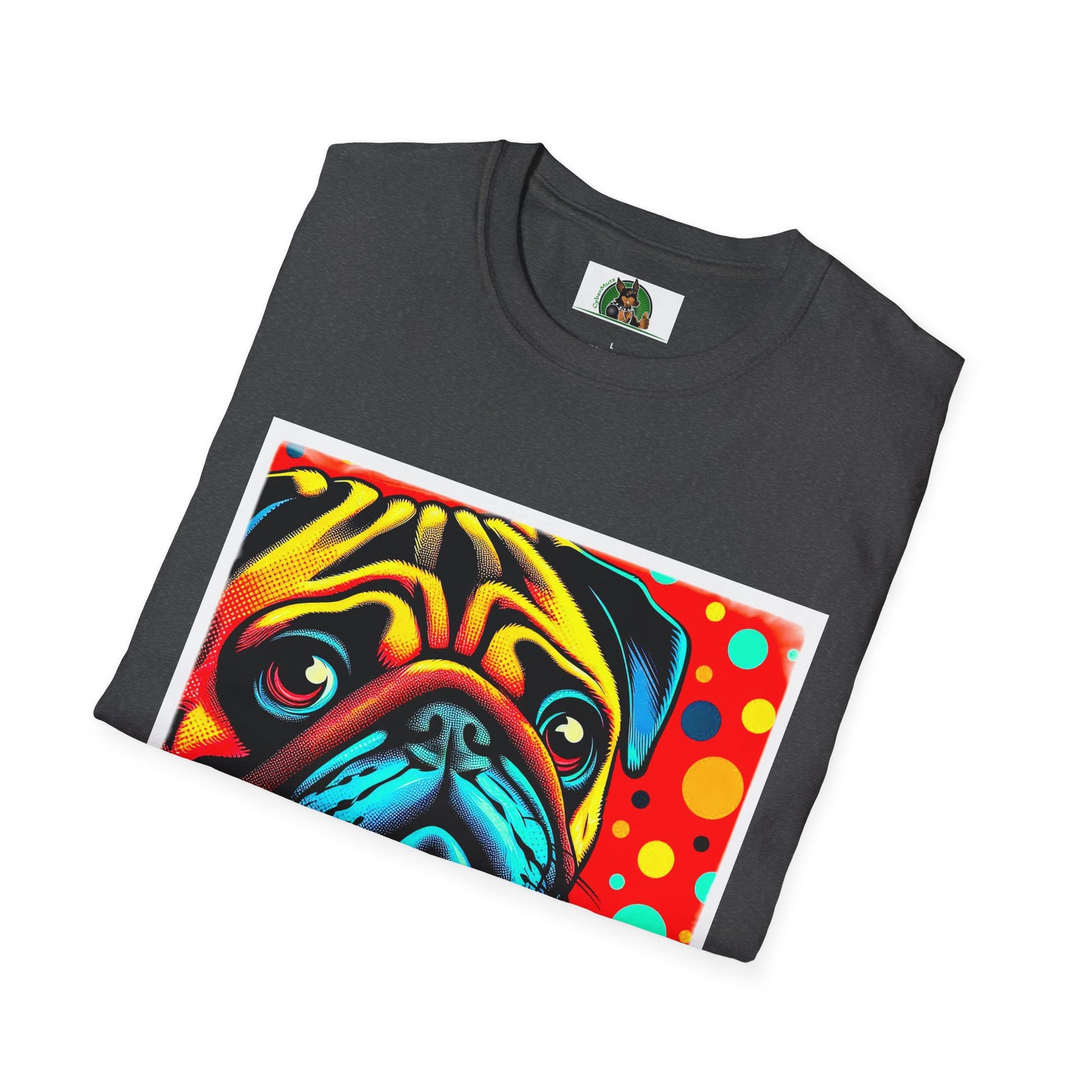 Pugs Pop Art T-Shirt T-Shirt Printify