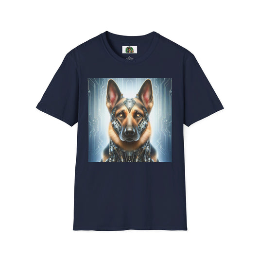 German Shepherd T-Shirt Printify Navy S 