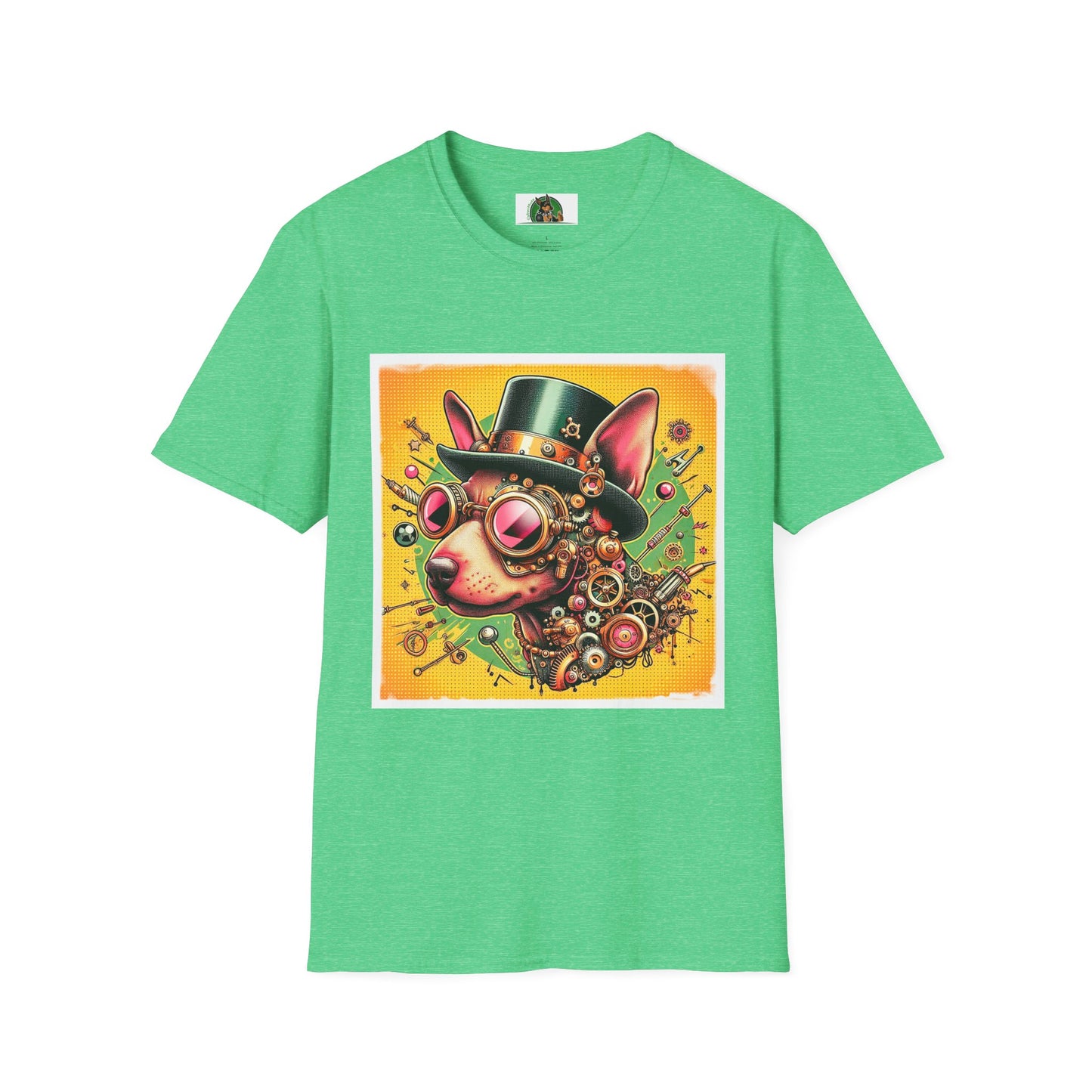 Min Pin T-Shirt T-Shirt Printify S Heather Irish Green