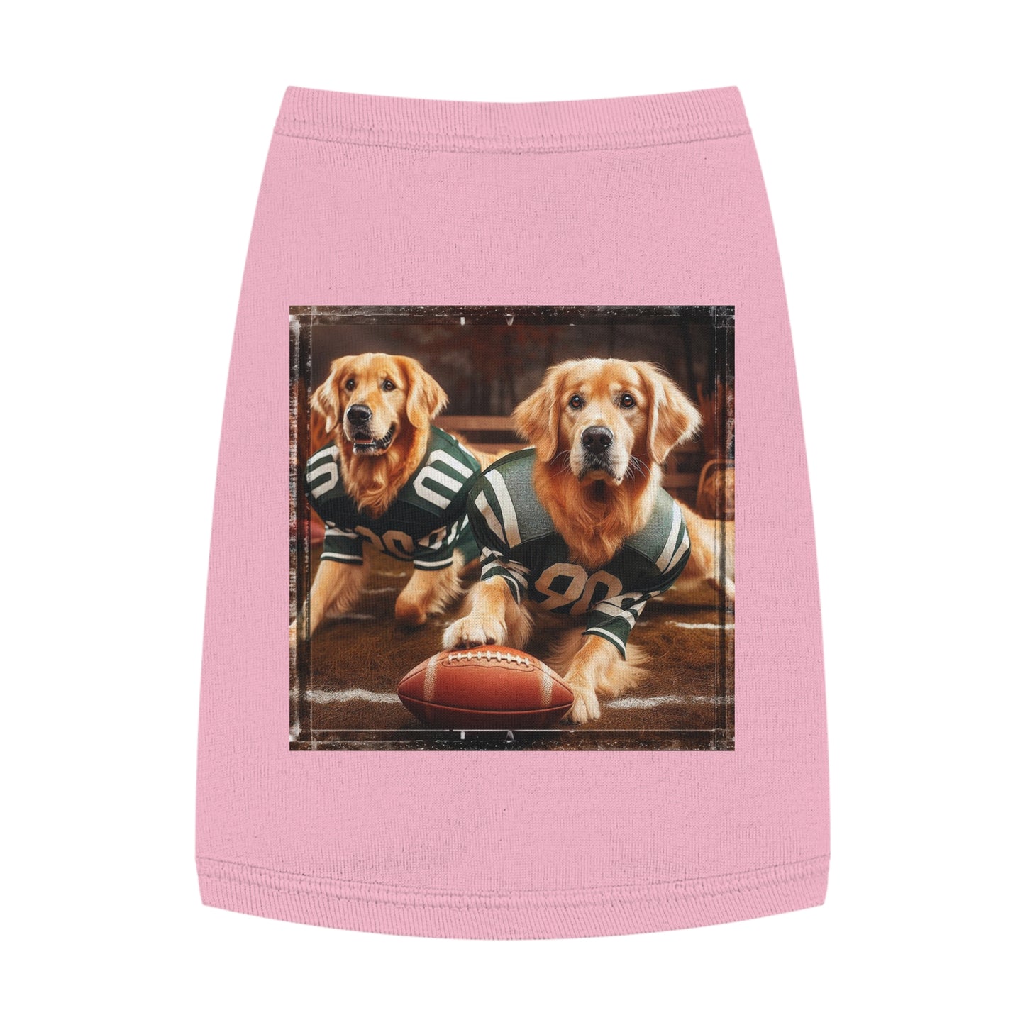 Golden Retriever pet tank top Pets Printify   