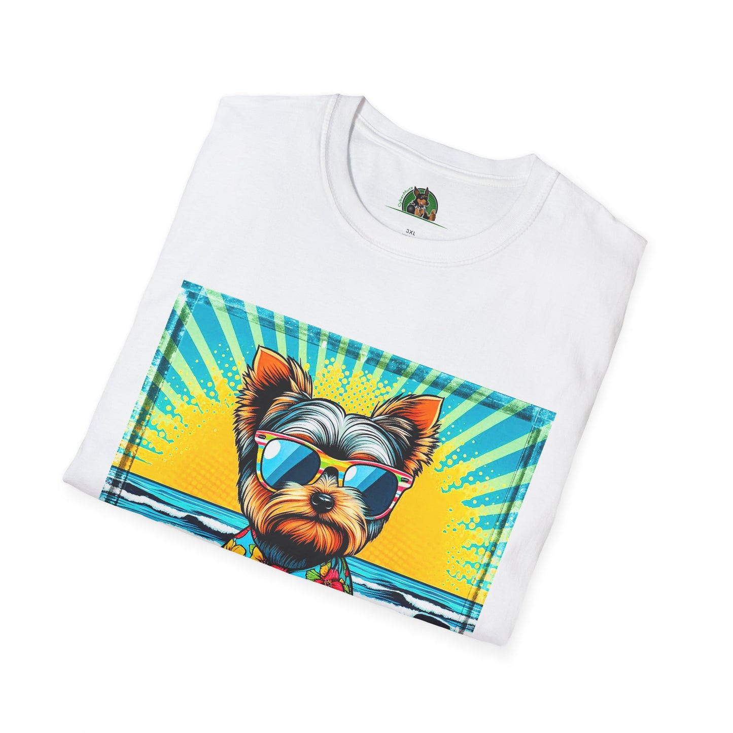 Yorkie pop art cutie shirt T-Shirt Printify