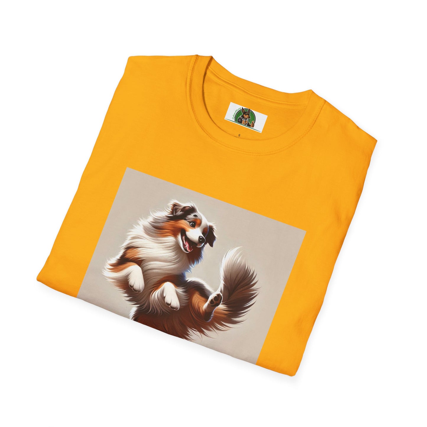 Dog Lover T-Shirt - Dancing Dog Australian Shepherd