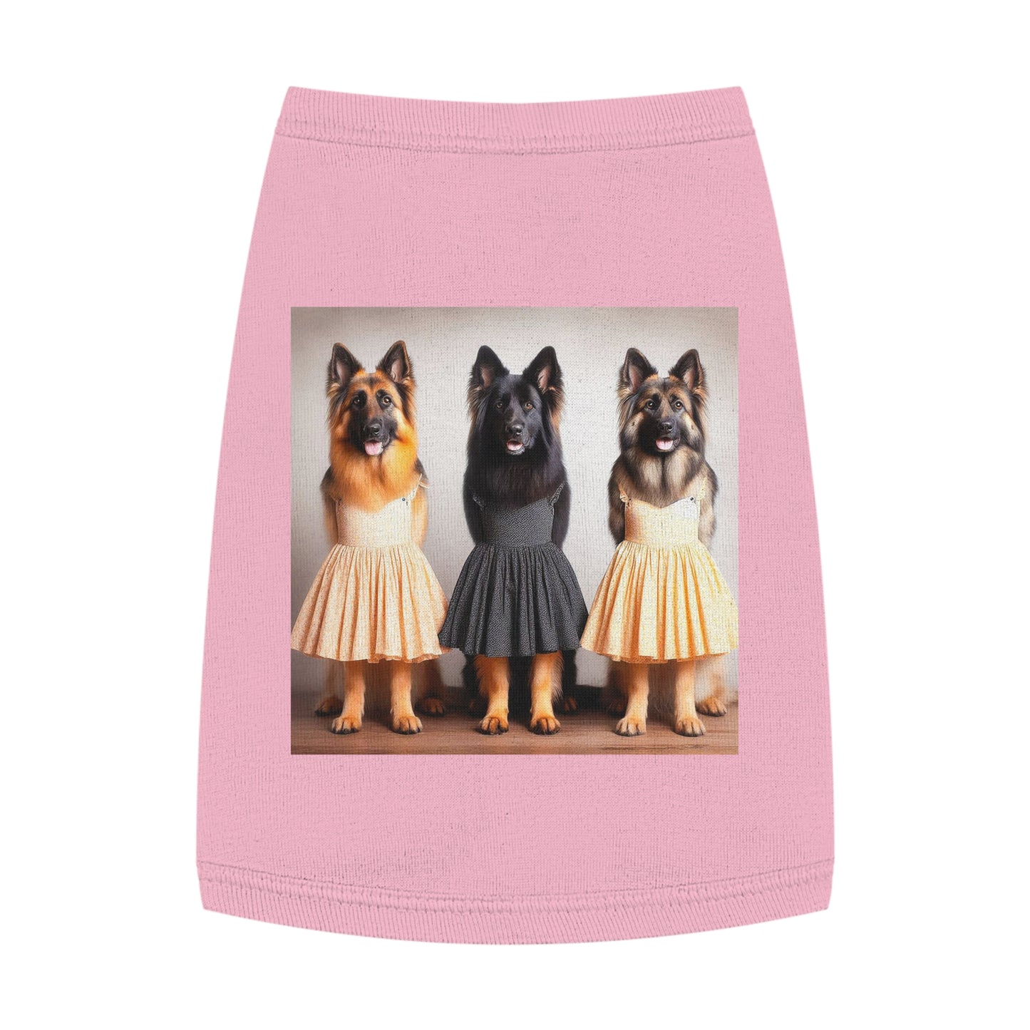 German Shepherd pretty ballerinas shirt Pets Printify M Pink