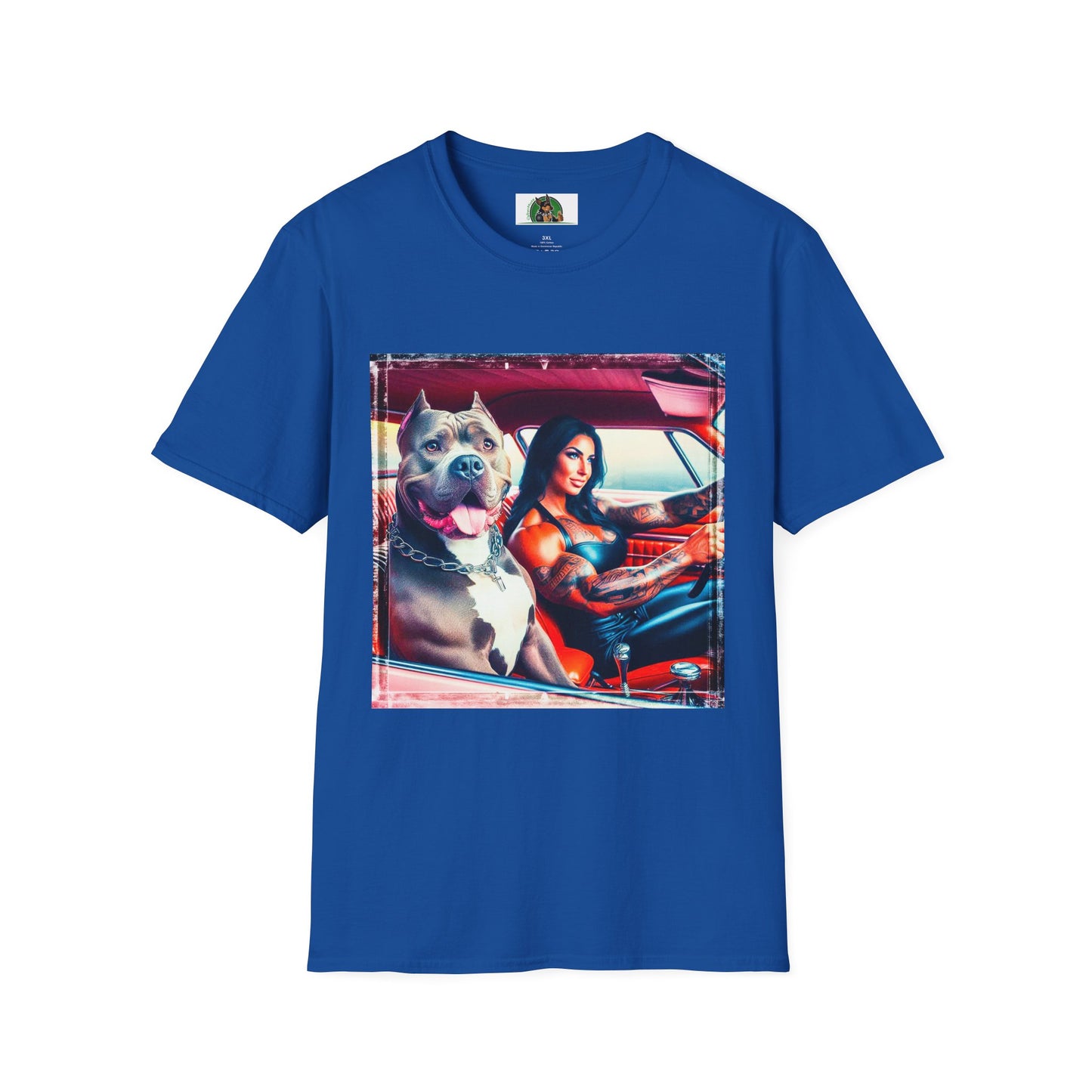 Pit Bull T-Shirt Printify XS Royal