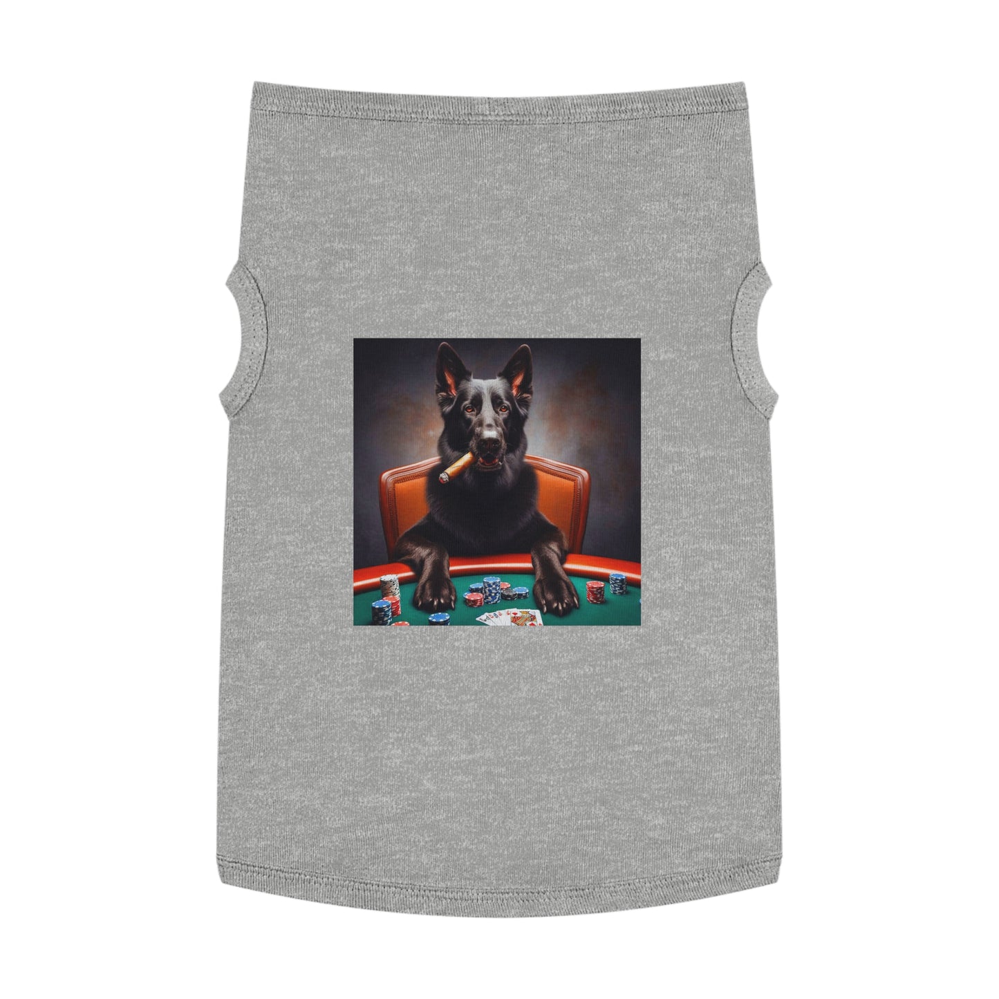 Pet Tank Top German Shepherd Pets Printify XL Heather 