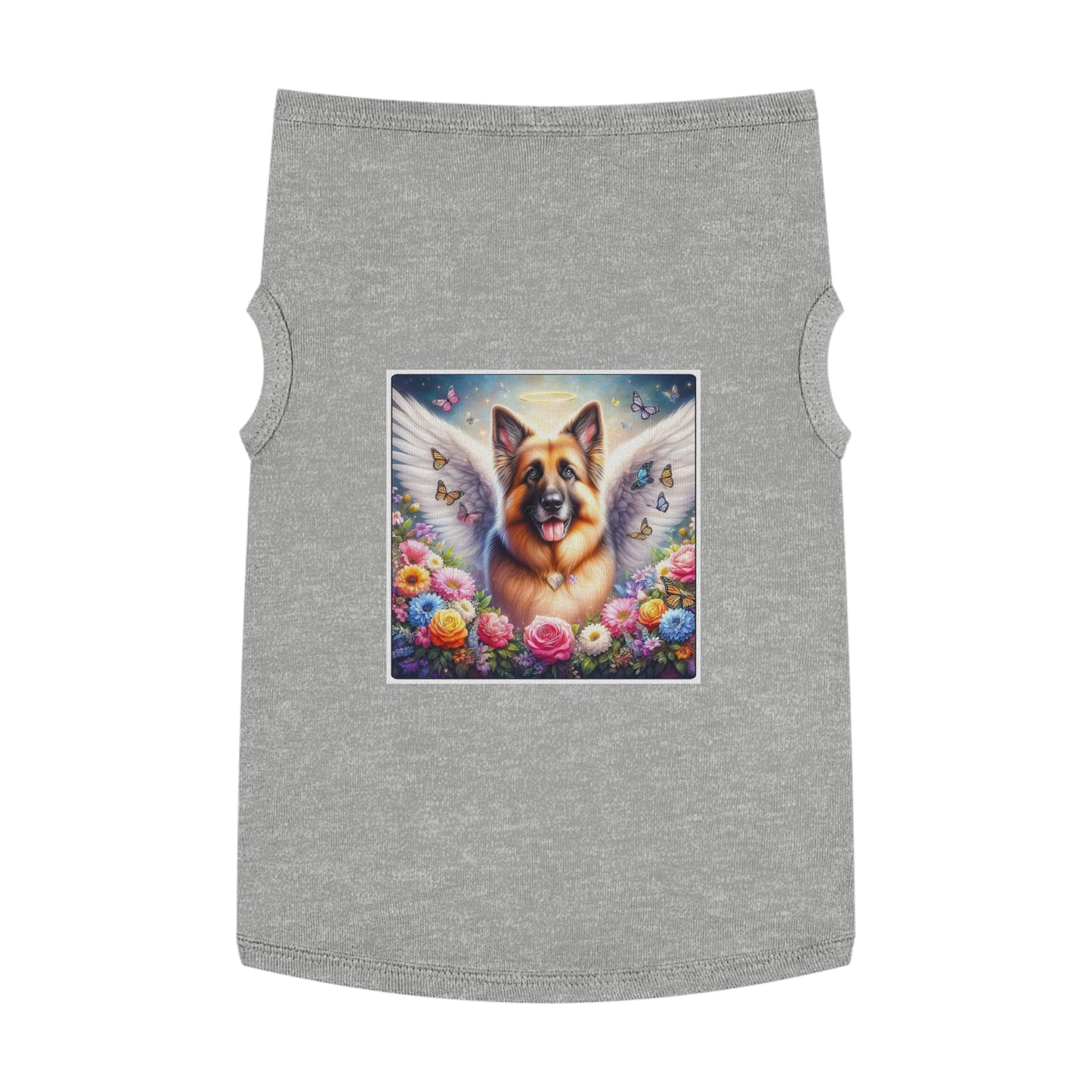 Pet Tank Top German Shepherd Pets Printify XL Heather