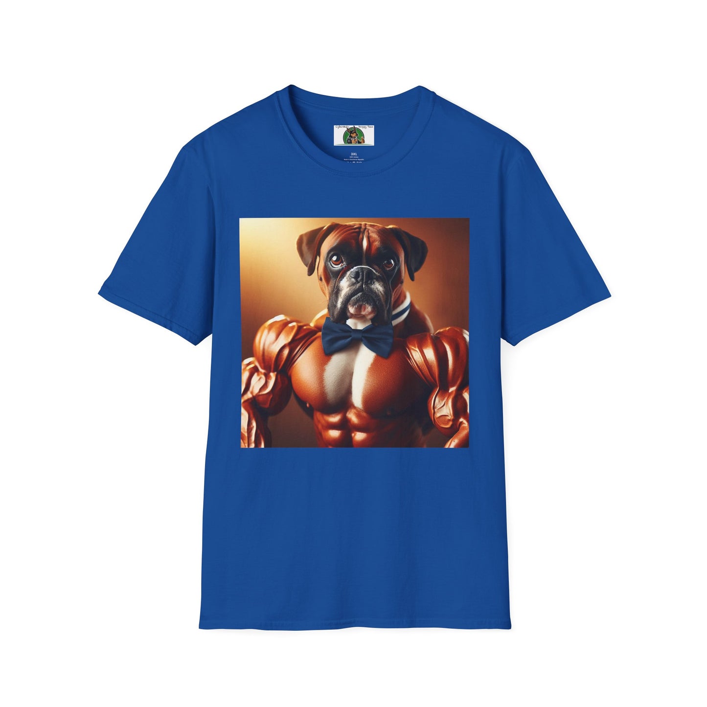 Muscle Boxer Unisex Softstyle T-Shirt T-Shirt Printify S Royal 