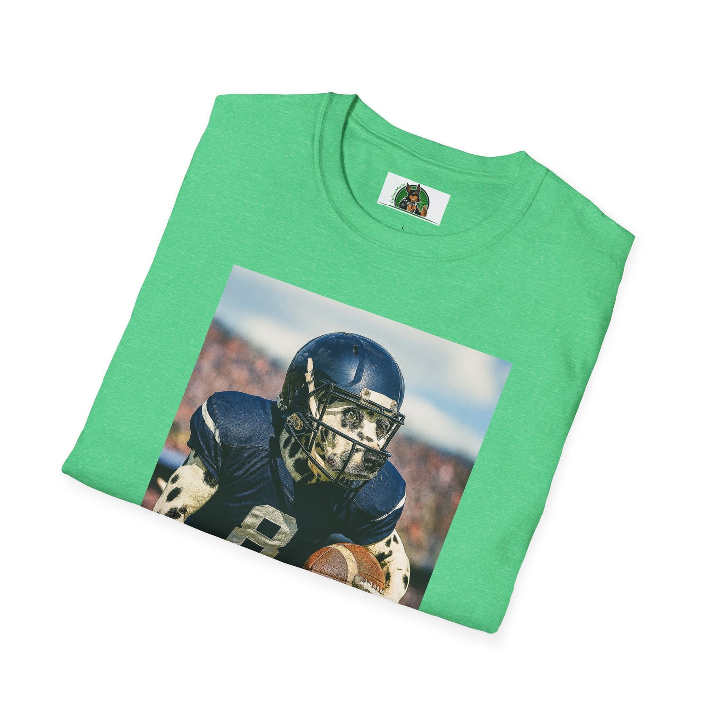 Football Dalmatian Sports T-Shirt