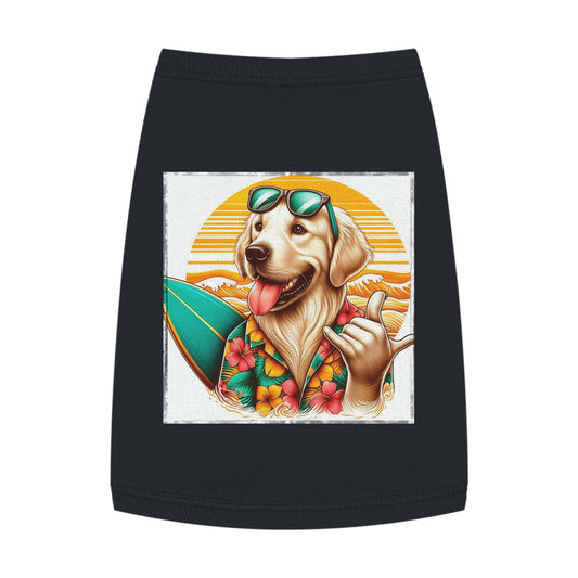 Golden Retriever pet tank top Pets Printify   