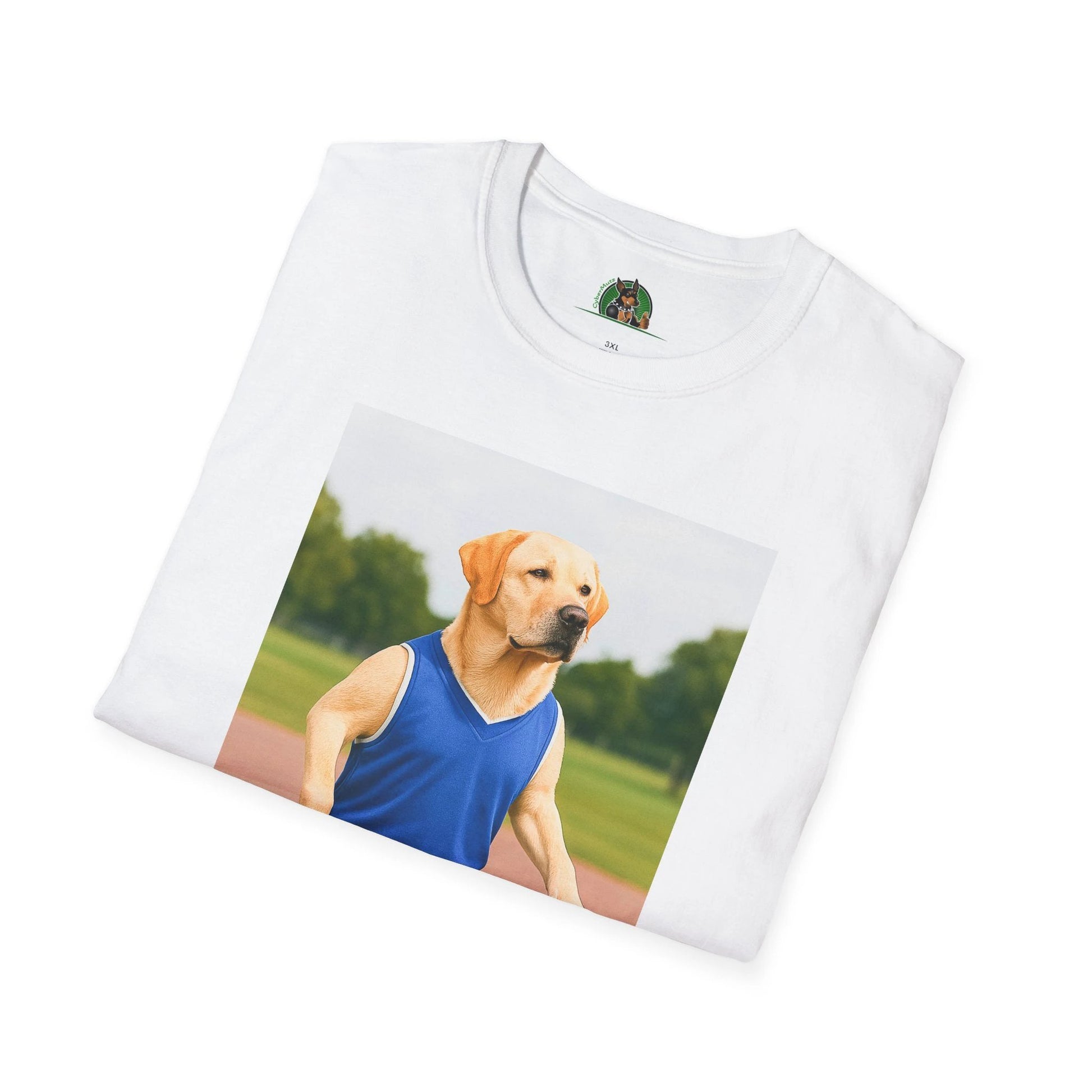 Labrador Retriever Basketball Tee — Dog Lover Sports T-Shirt T-Shirt Printify