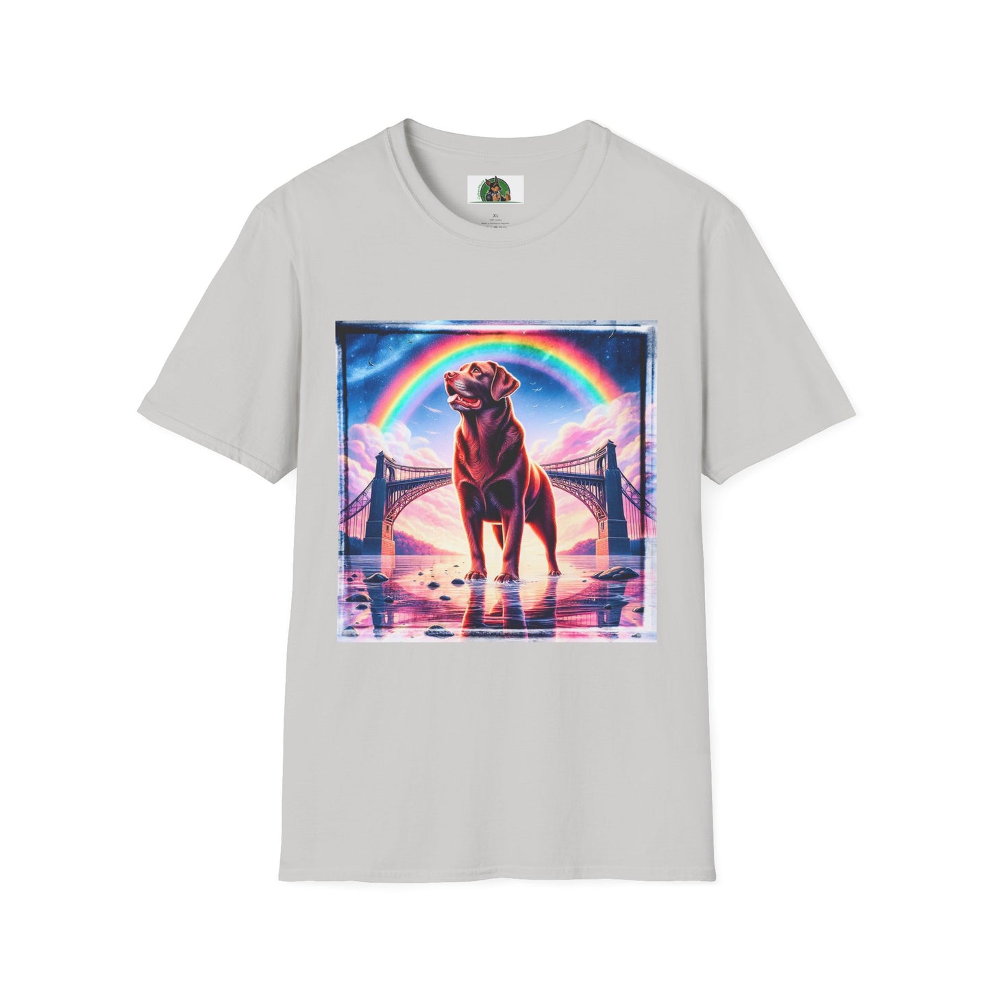 Labrador Retriever T-Shirt Printify S Ice Grey 