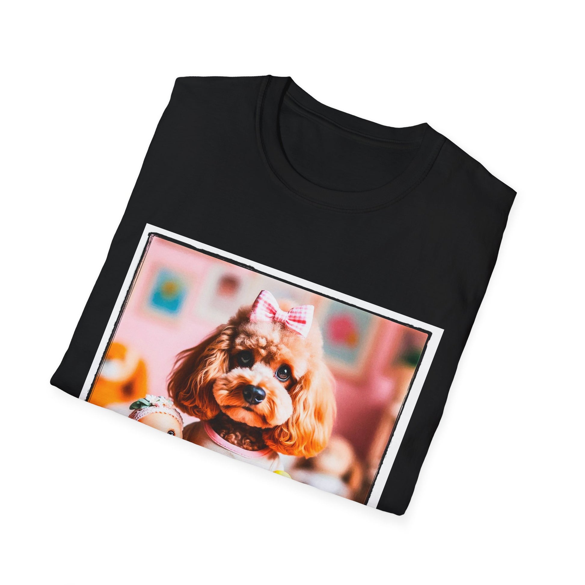 CockerPoo babydoll t shirt T-Shirt Printify