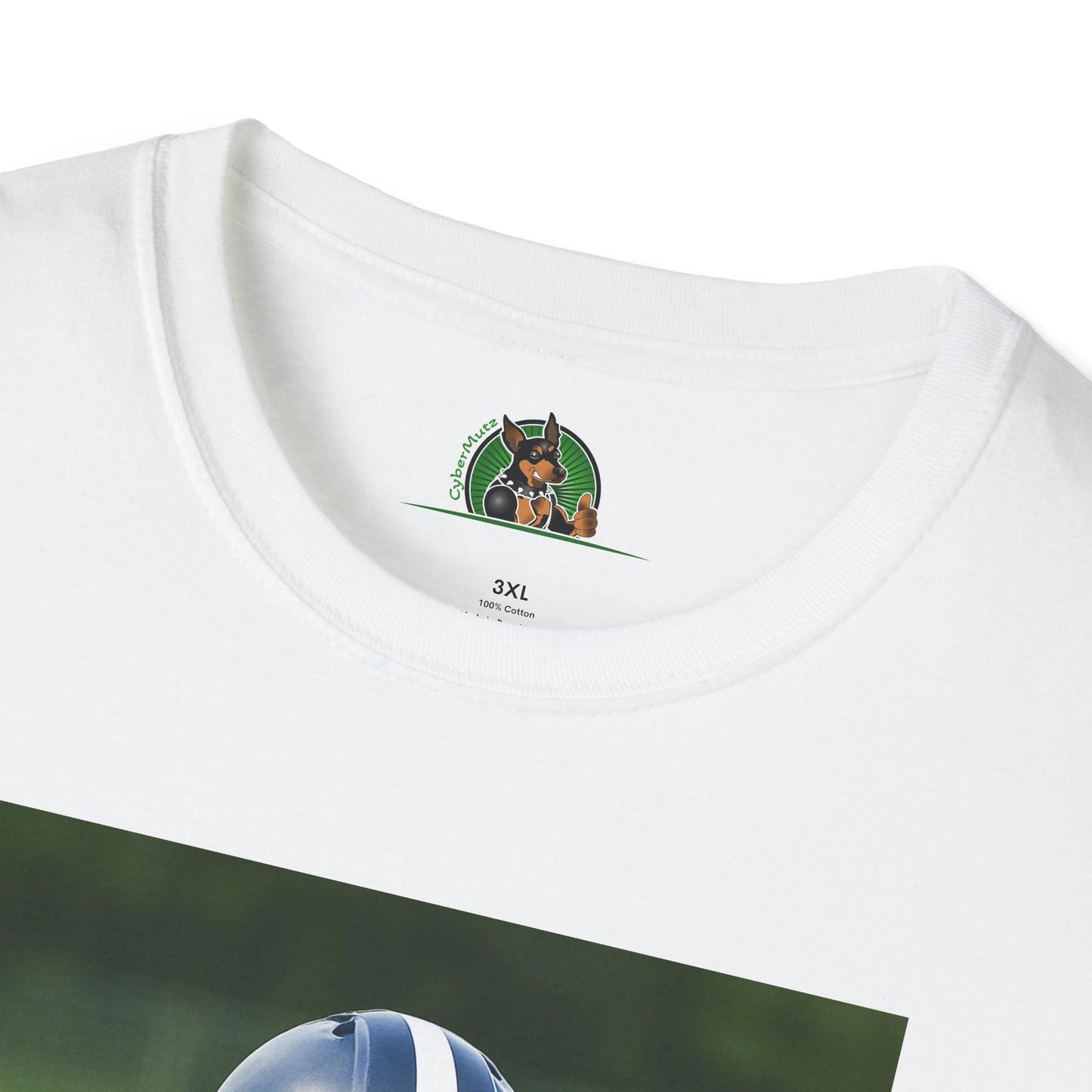 Jack Russell Football T-Shirt — Sports Dog Tee T-Shirt Printify