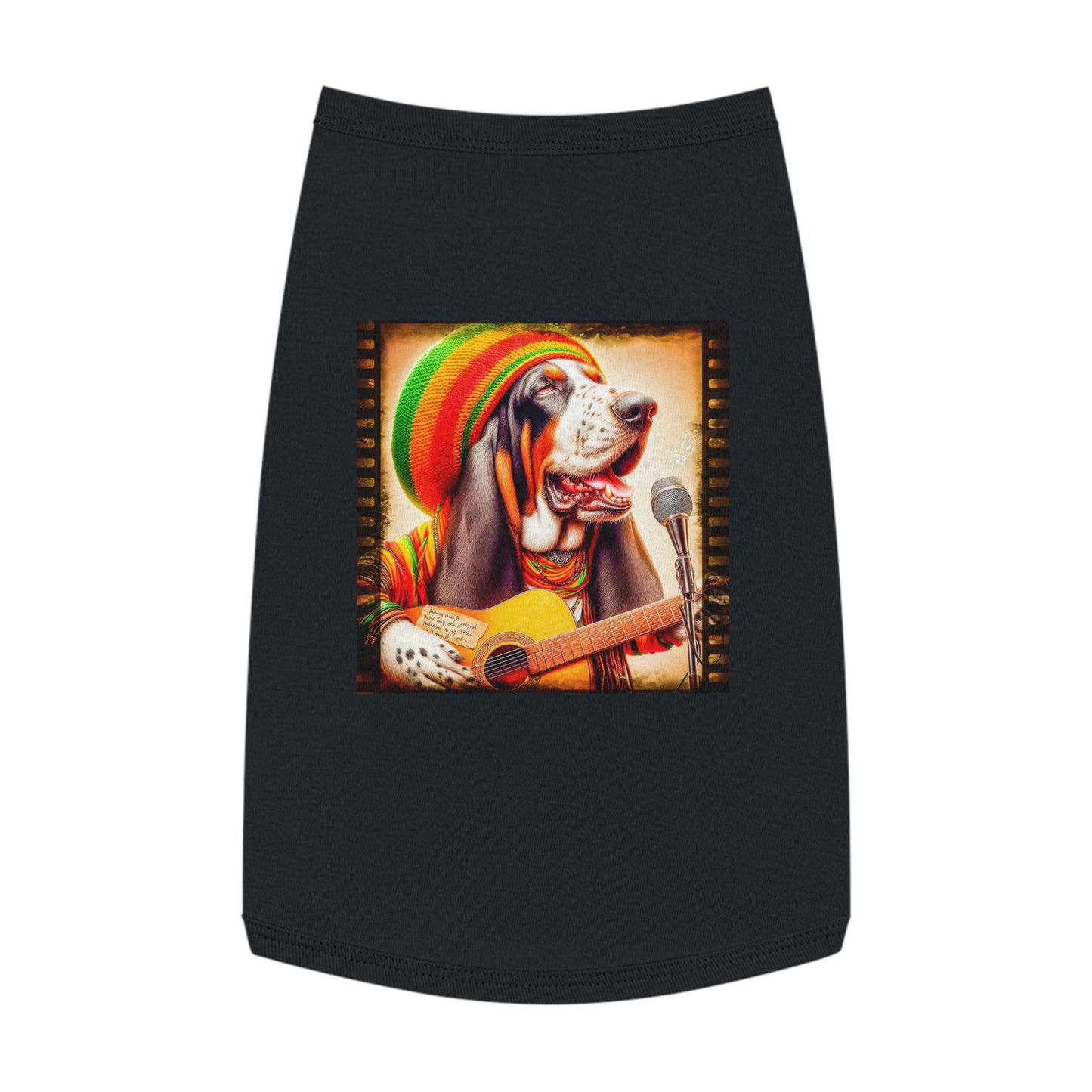 Pet Tank Top Basset Hound Pets Printify L Black