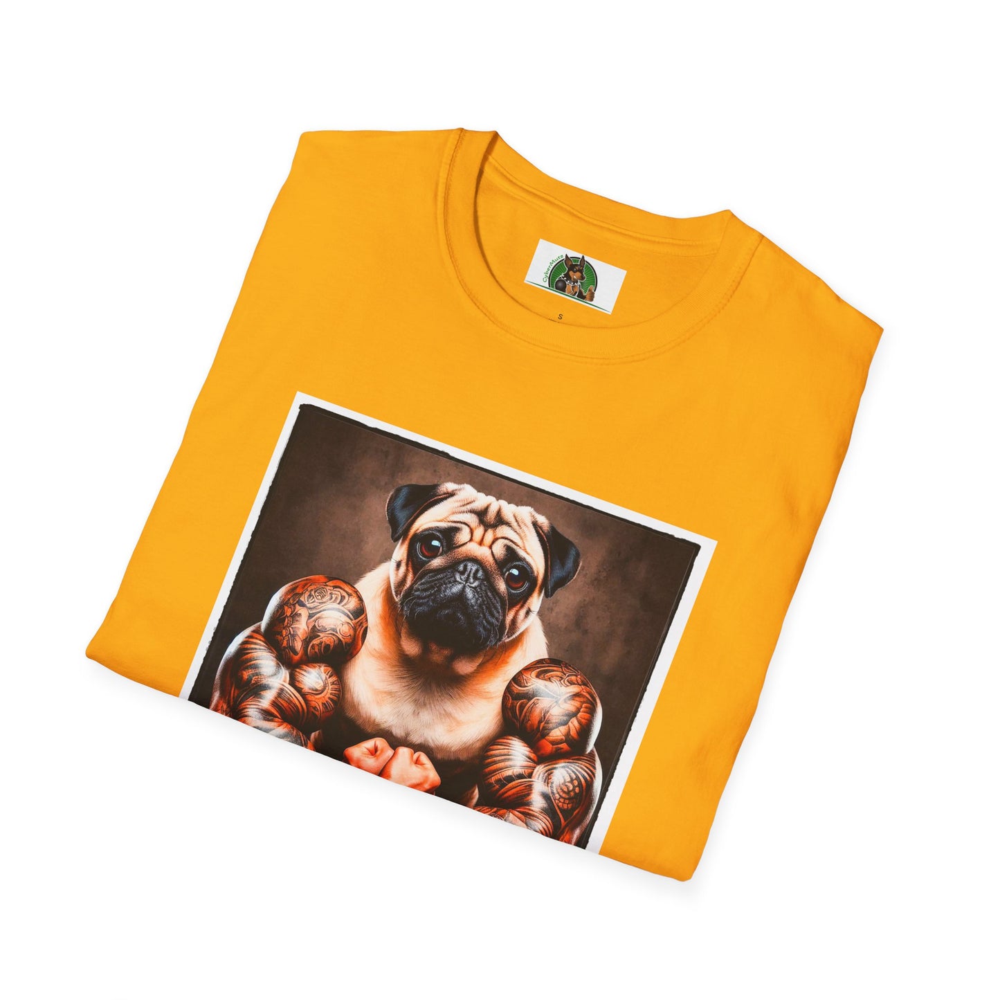 Pugs T-Shirt Printify   