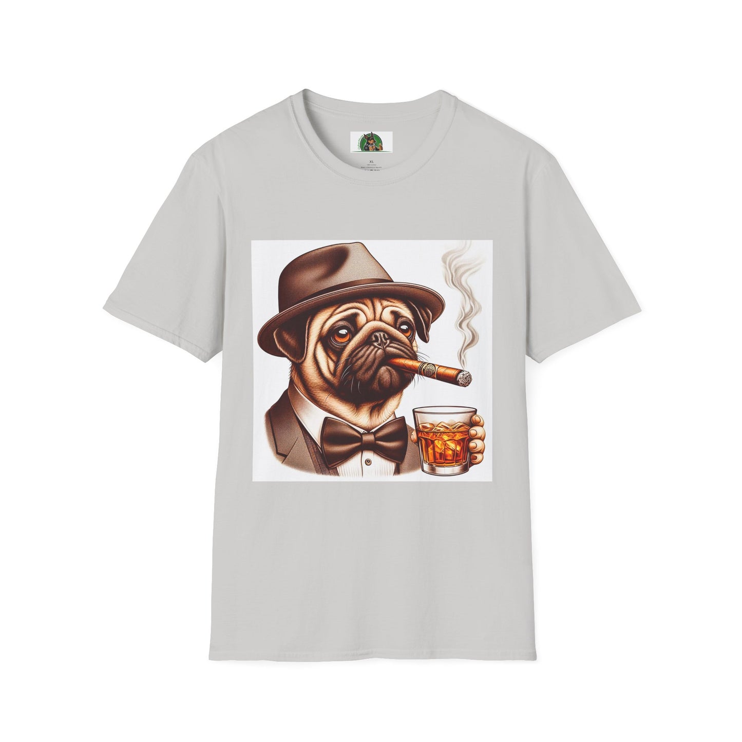 Pugs T-Shirt Printify S Ice Grey 