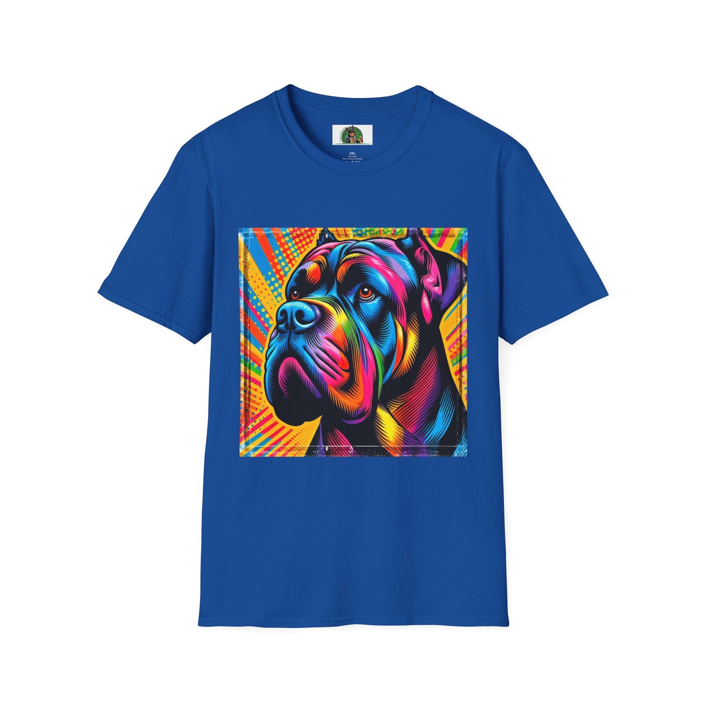 Cane Corso Colorful Pop Art TShirt T-Shirt Printify XS Royal