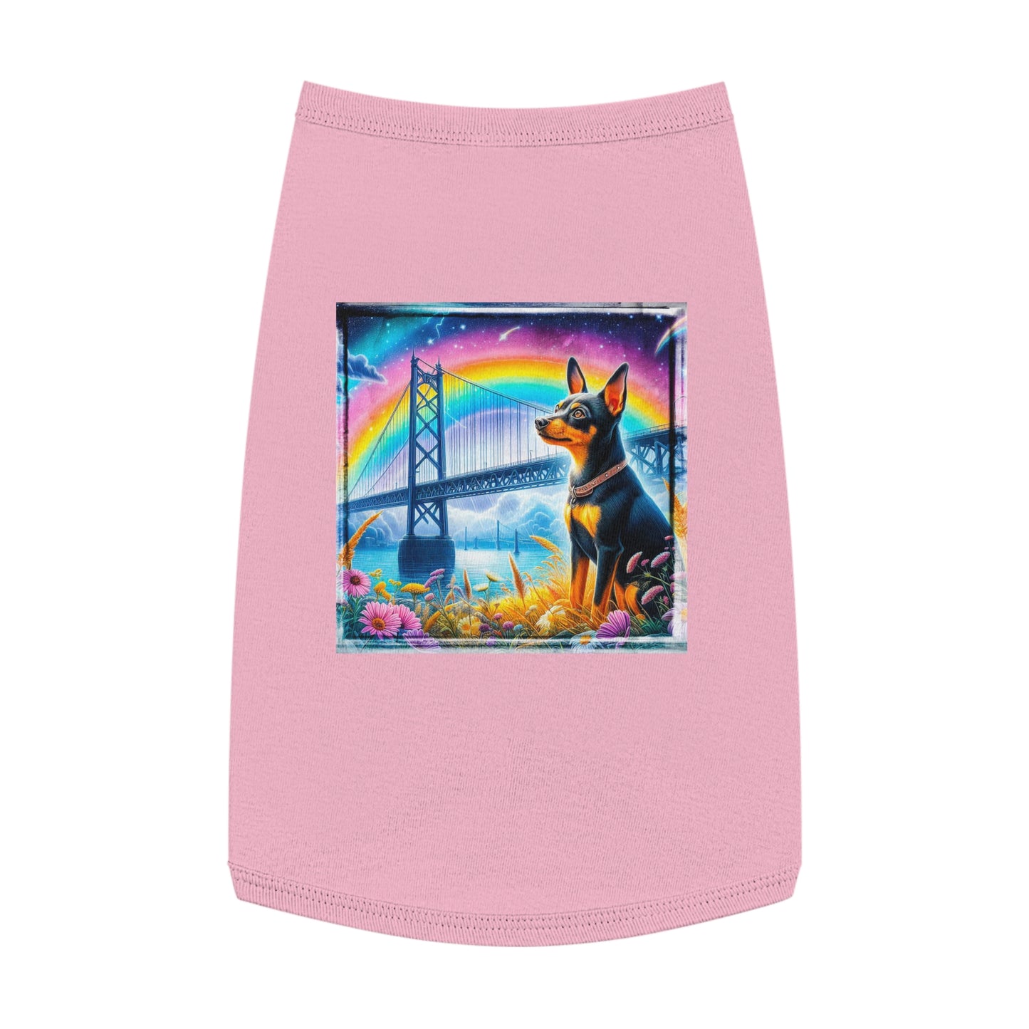 Pet Tank Top Rat Terrier Pets Printify L Pink 