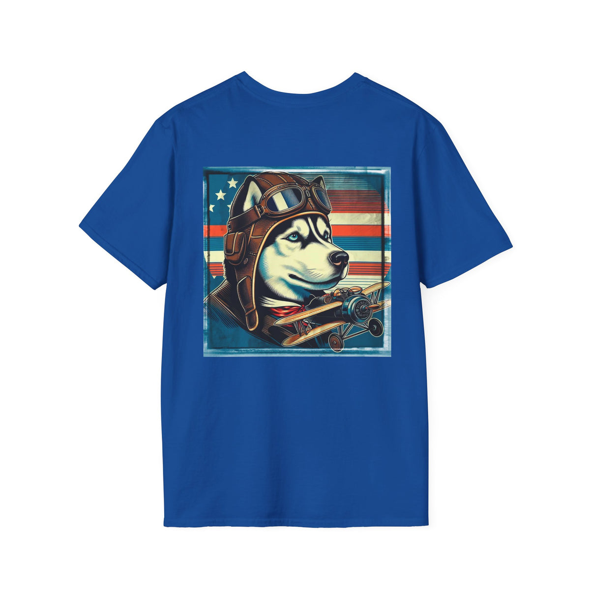 Husky hero shirt Back Design