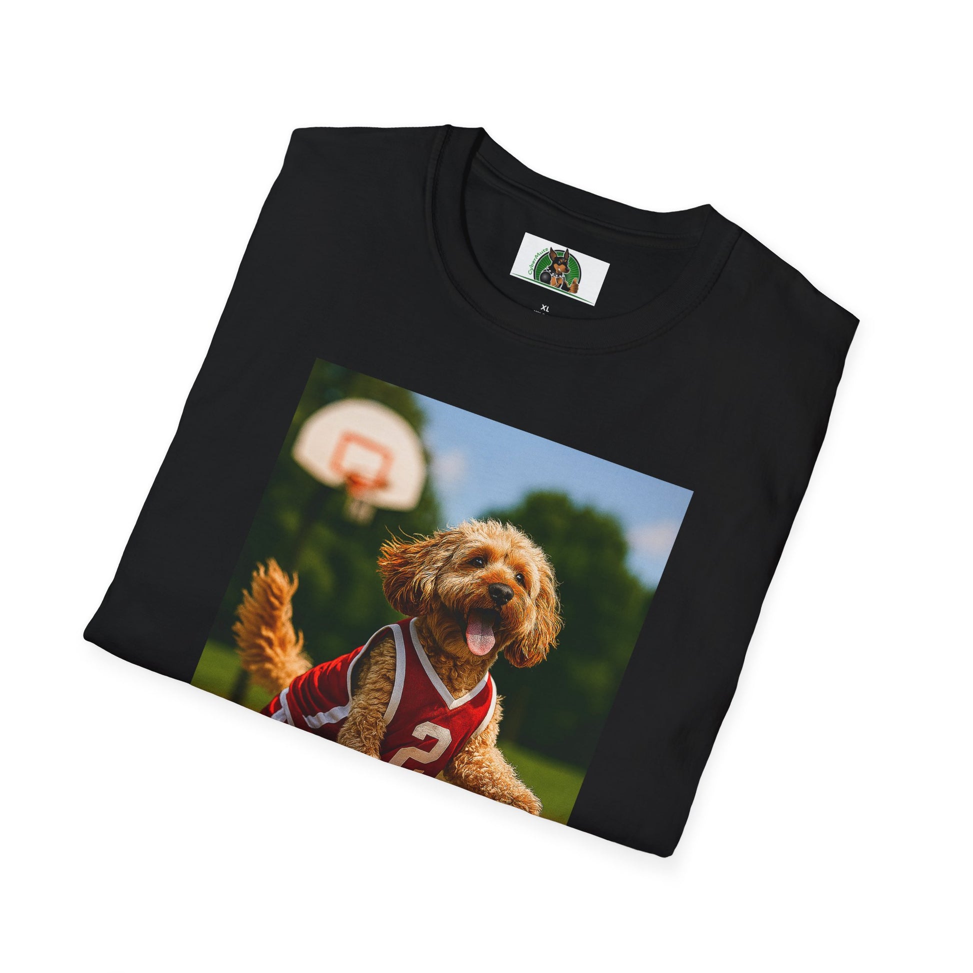 Sports Cockerpoo Basketball T-Shirt T-Shirt Printify