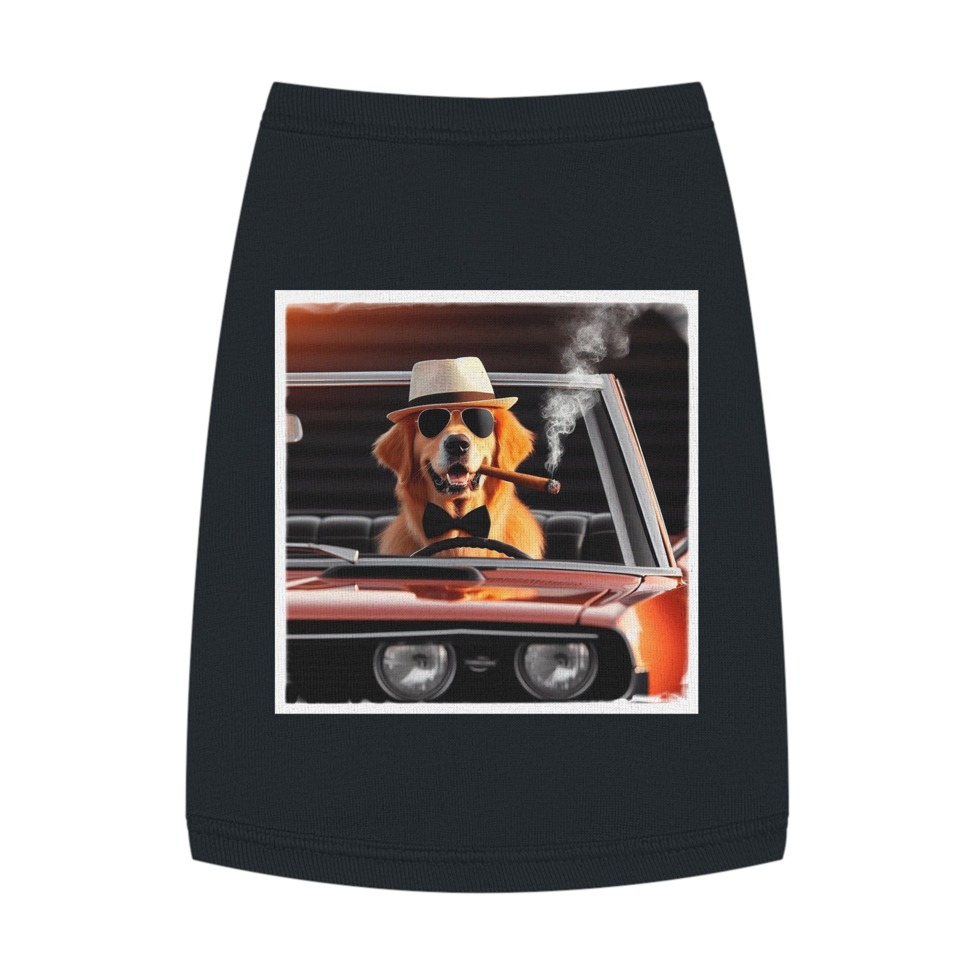 Golden Retriever pet tank top Pets Printify   