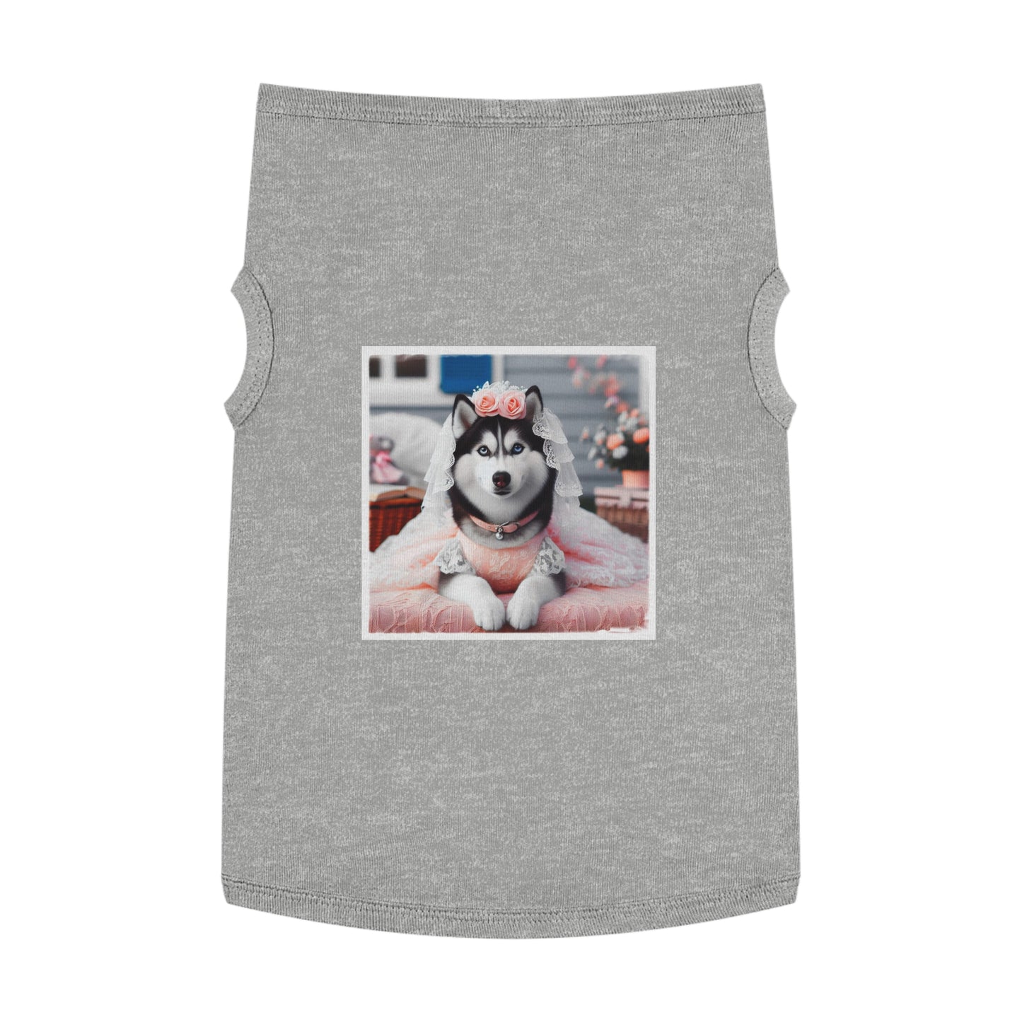 Pet Tank Top Husky Pets Printify XL Heather 