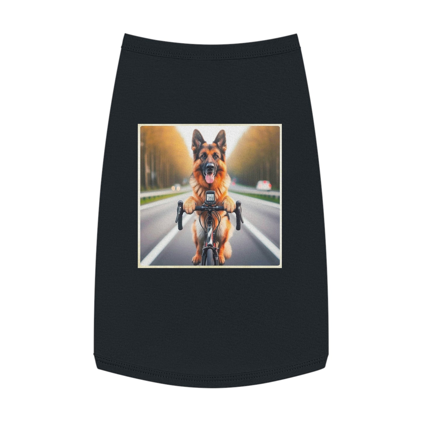 Pet Tank Top German Shepherd Pets Printify L Black