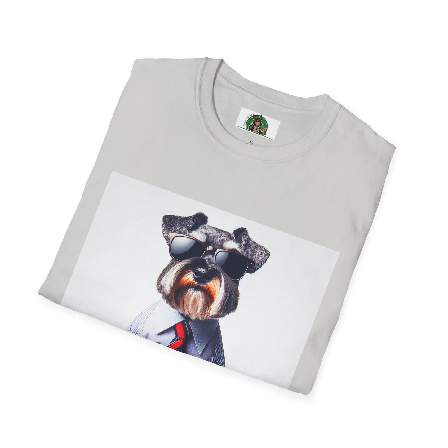 Schnauzer T-Shirt with Miniature Schnauzer Design T-Shirt Printify   