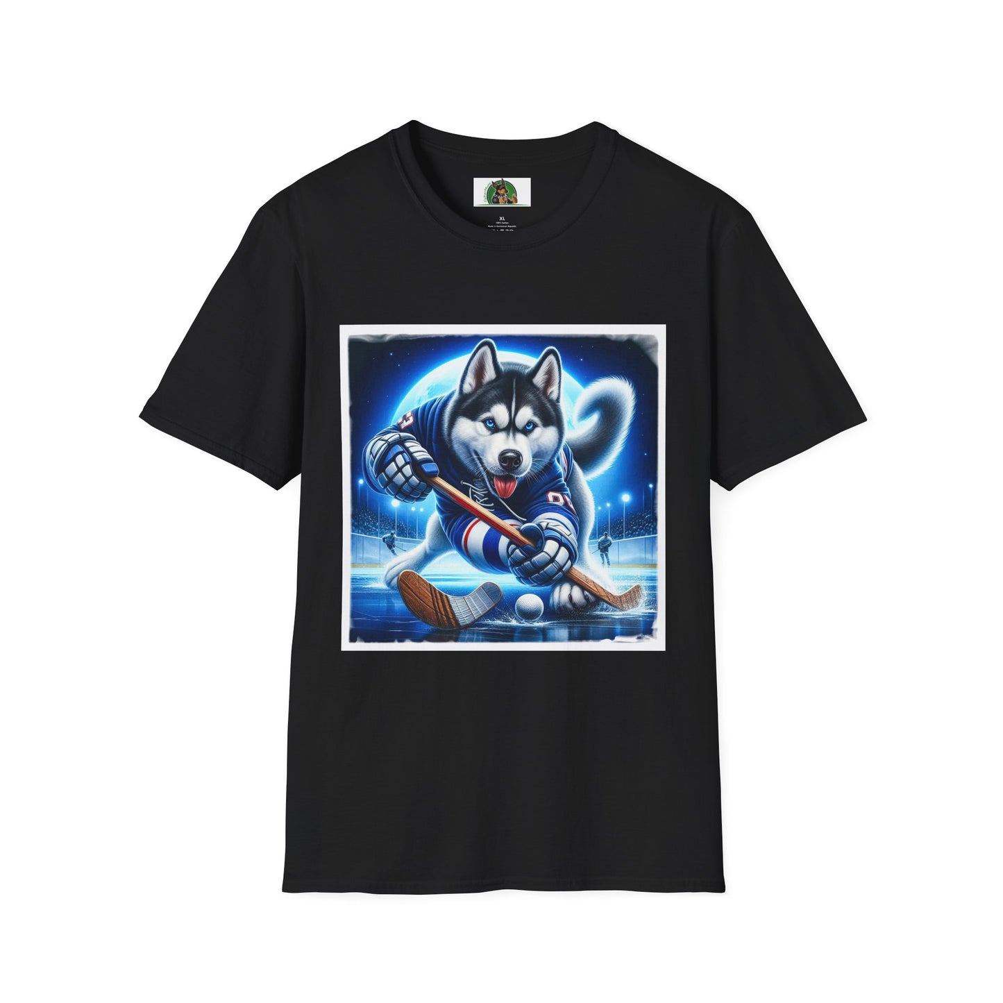 Husky T-Shirt Printify XS Black 