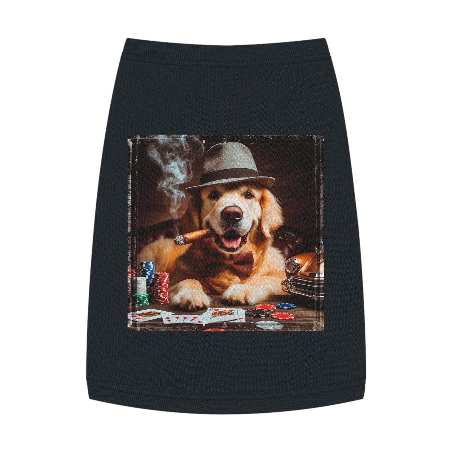 Golden Retriever pet tank top Pets Printify   