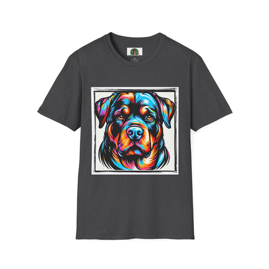 Rottweiler T-Shirt Printify XS Dark Heather 