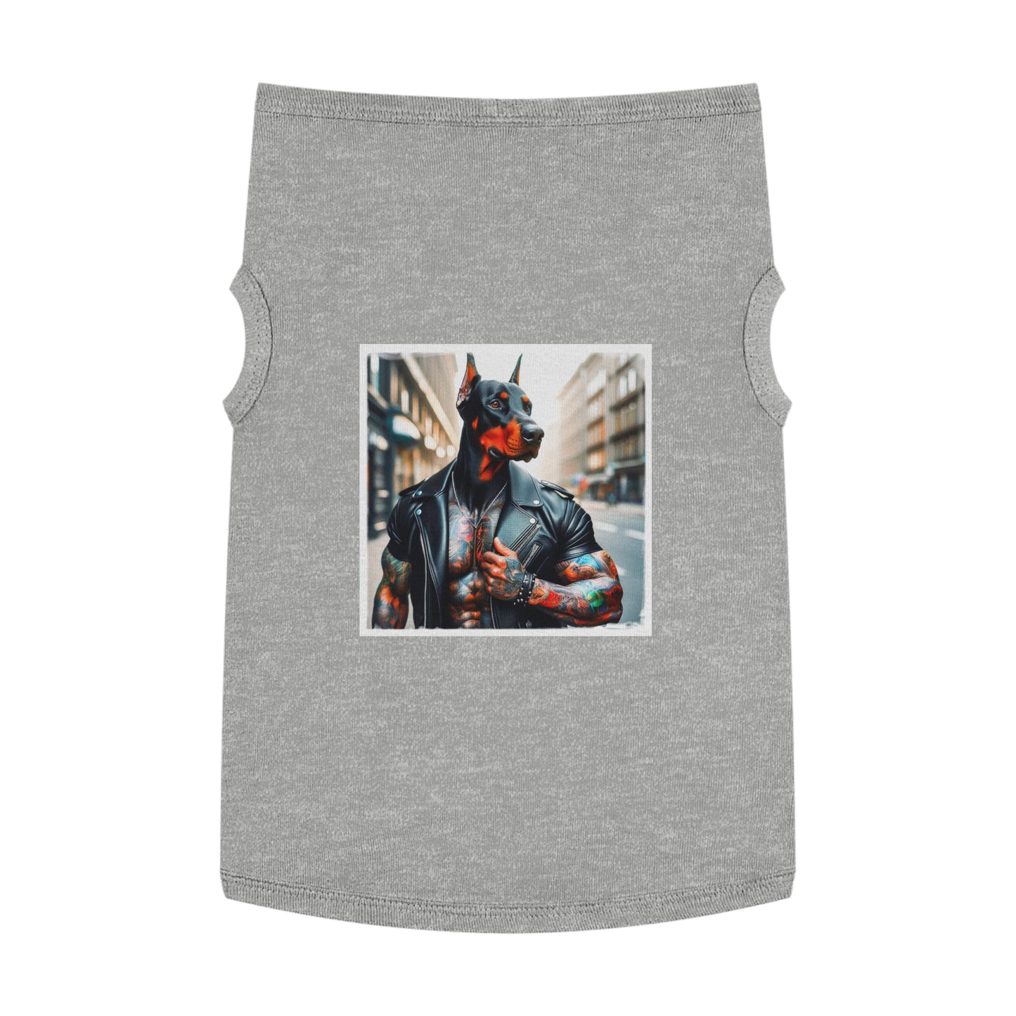 Pet Tank Top Doberman Pets Printify XL Heather