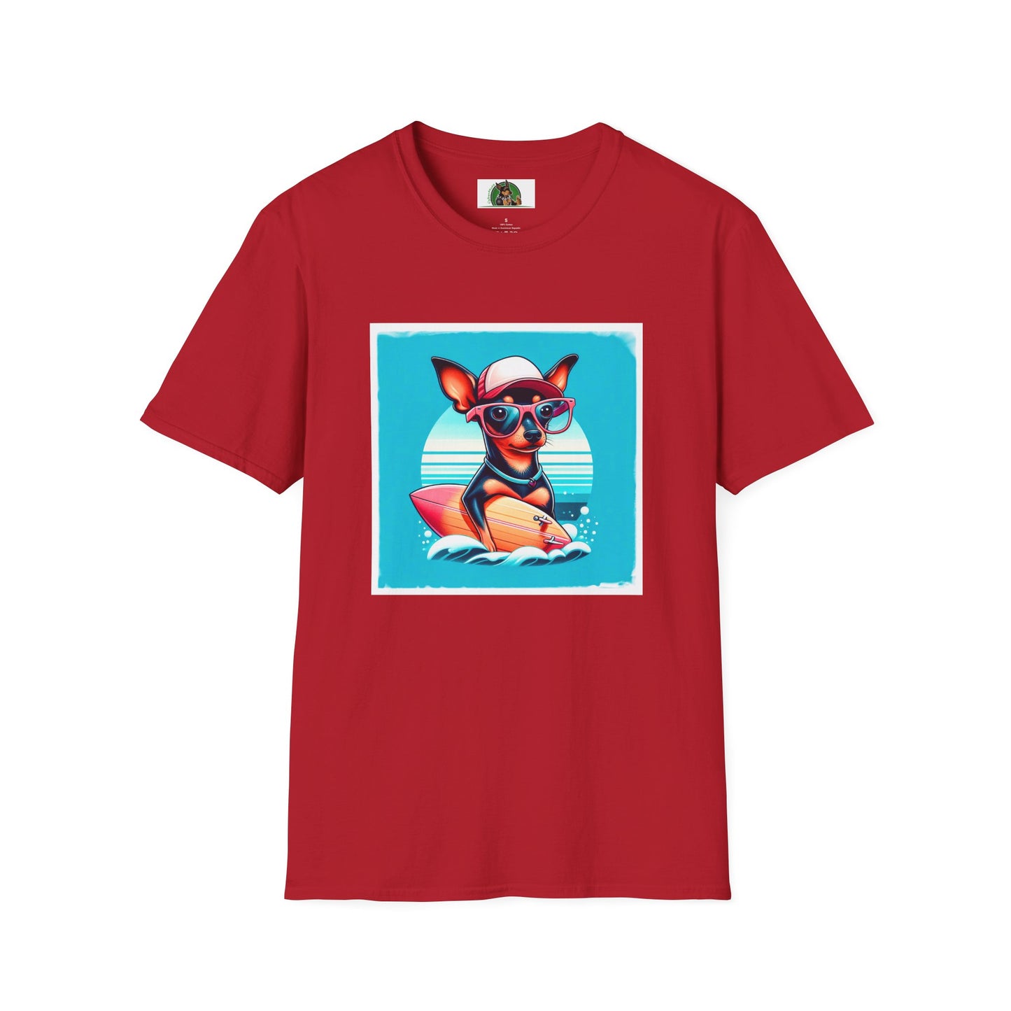 Min Pin T-Shirt T-Shirt Printify S Cherry Red 