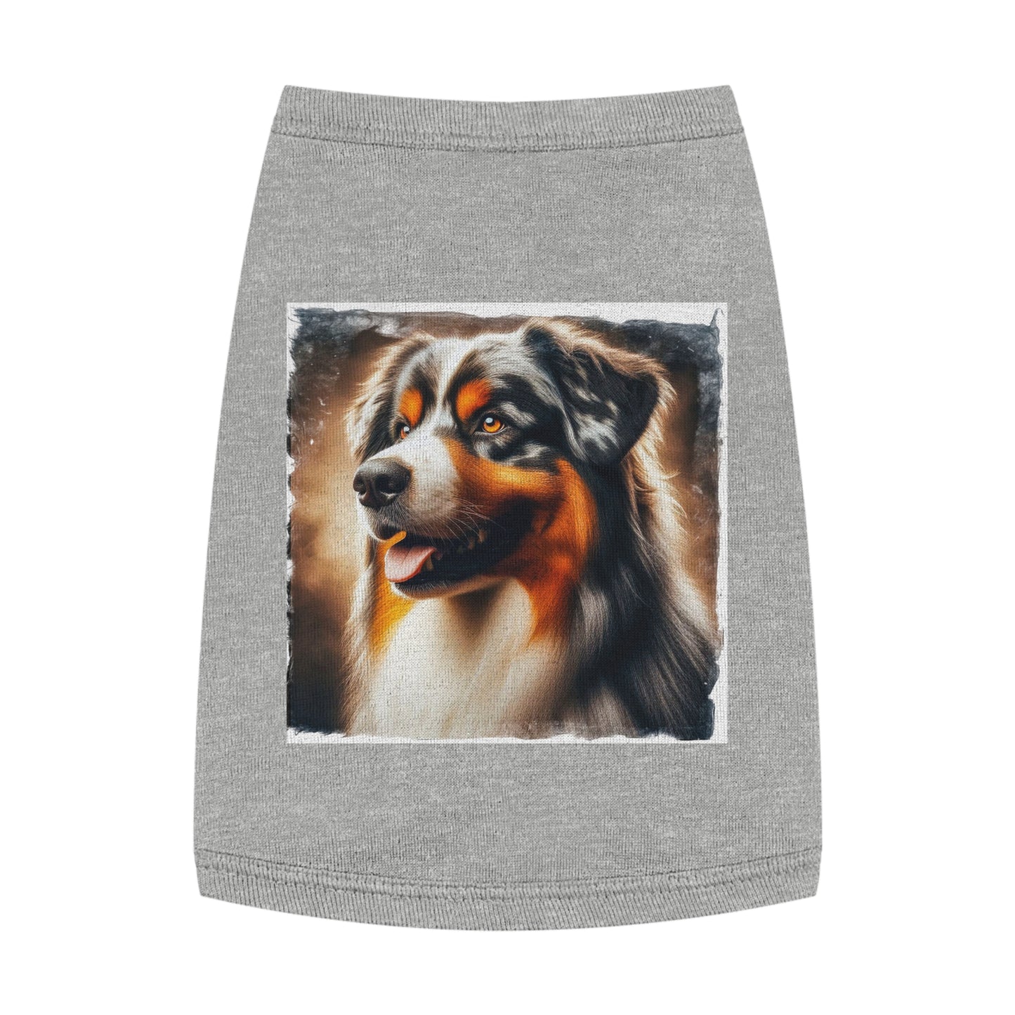 Pet Tank Top Australian Shepherd Pets Printify M Heather 