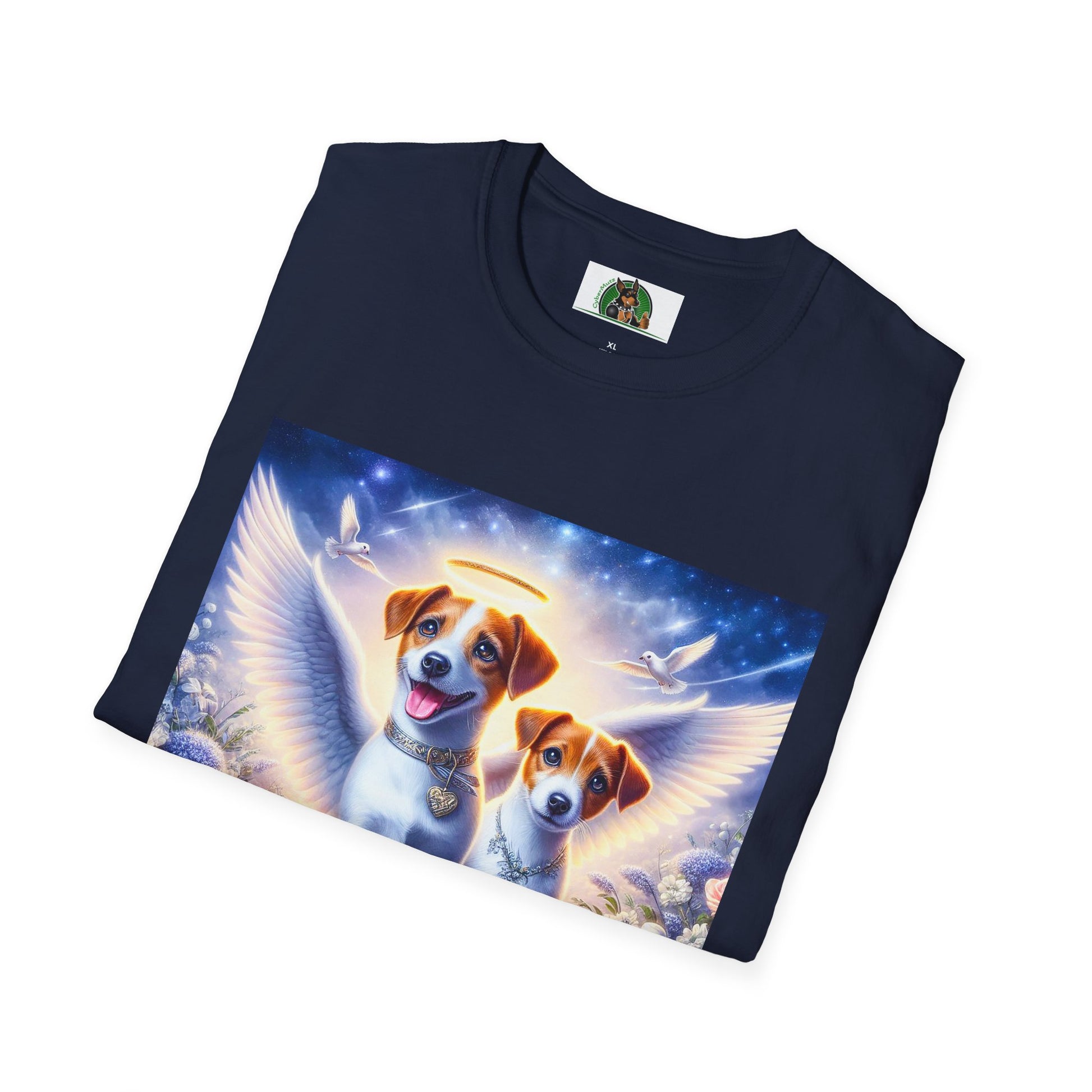 Jack Russell Puppy Angels T-Shirt Printify