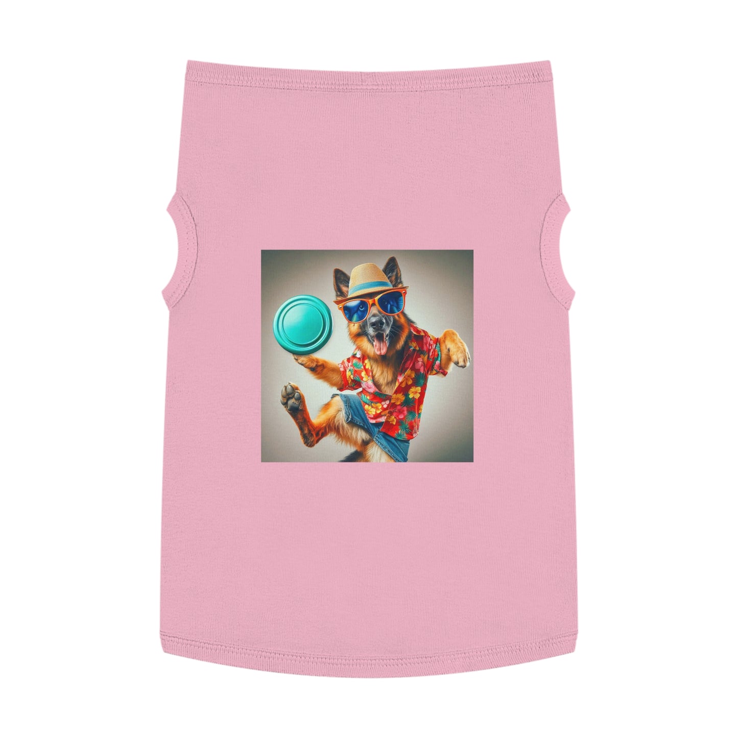 Pet Tank Top German Shepherd Pets Printify XL Pink 