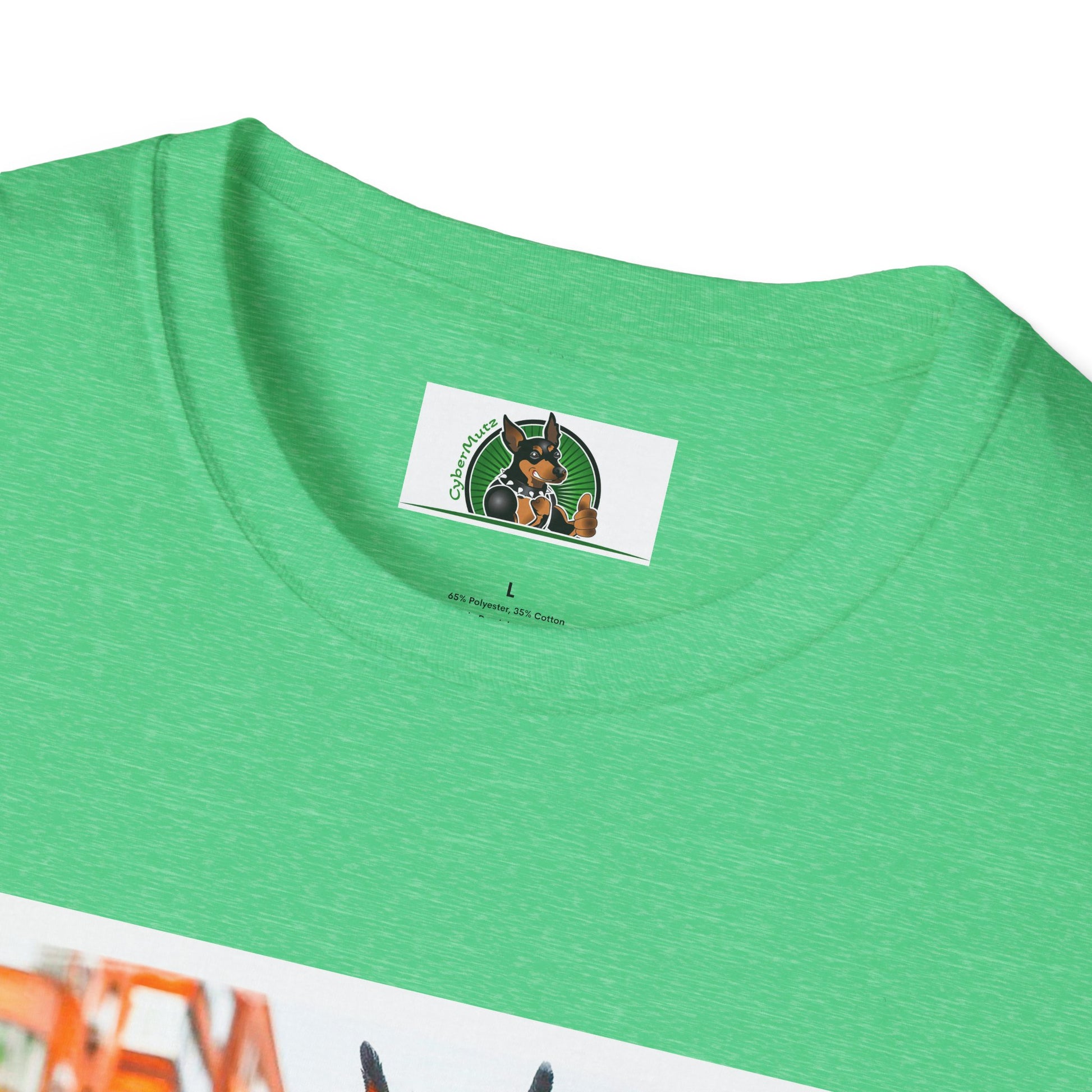 Doberman skate crew t shirt T-Shirt Printify