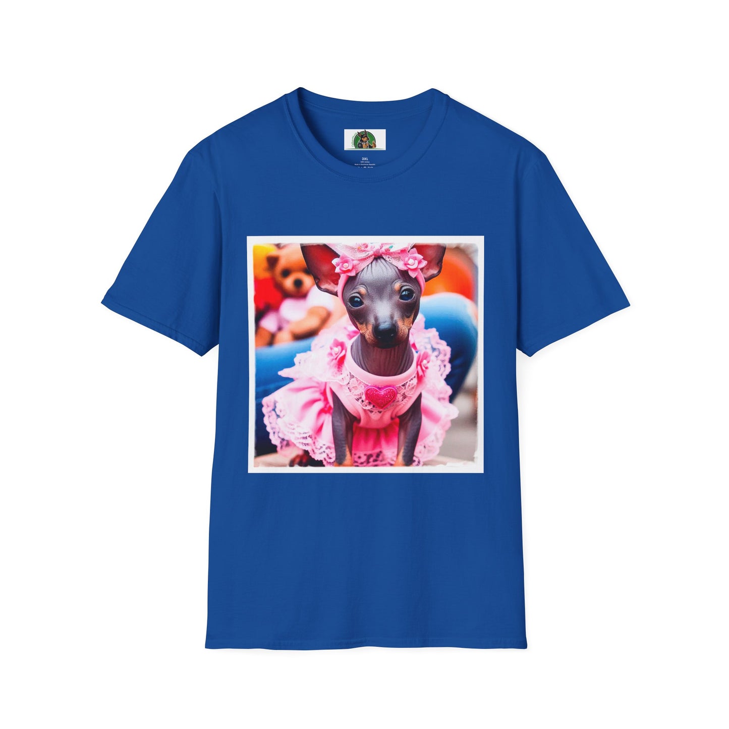 Mexican Hairless Dog T-Shirt Printify XS Royal 