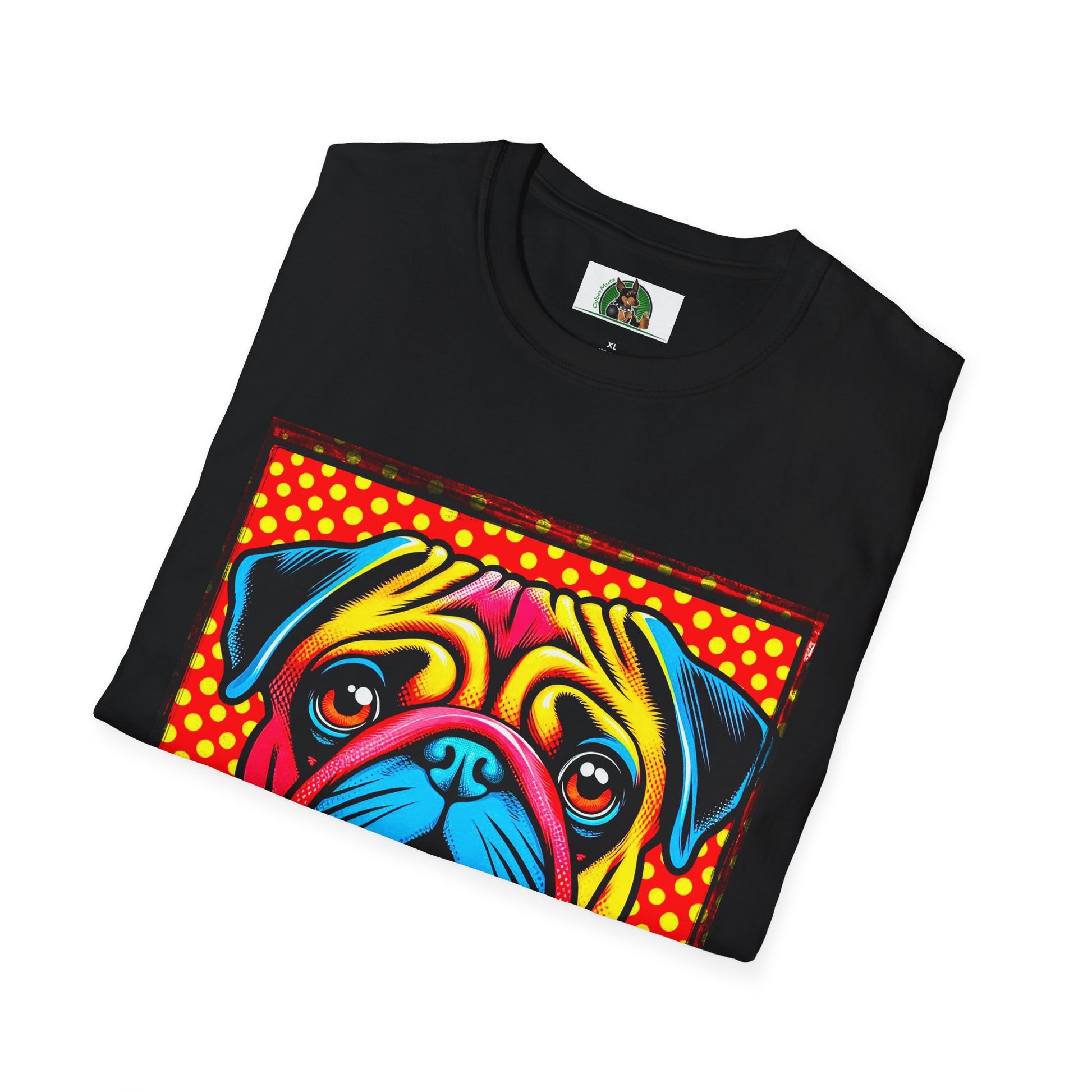 Pugs Pop Art T-Shirt T-Shirt Printify