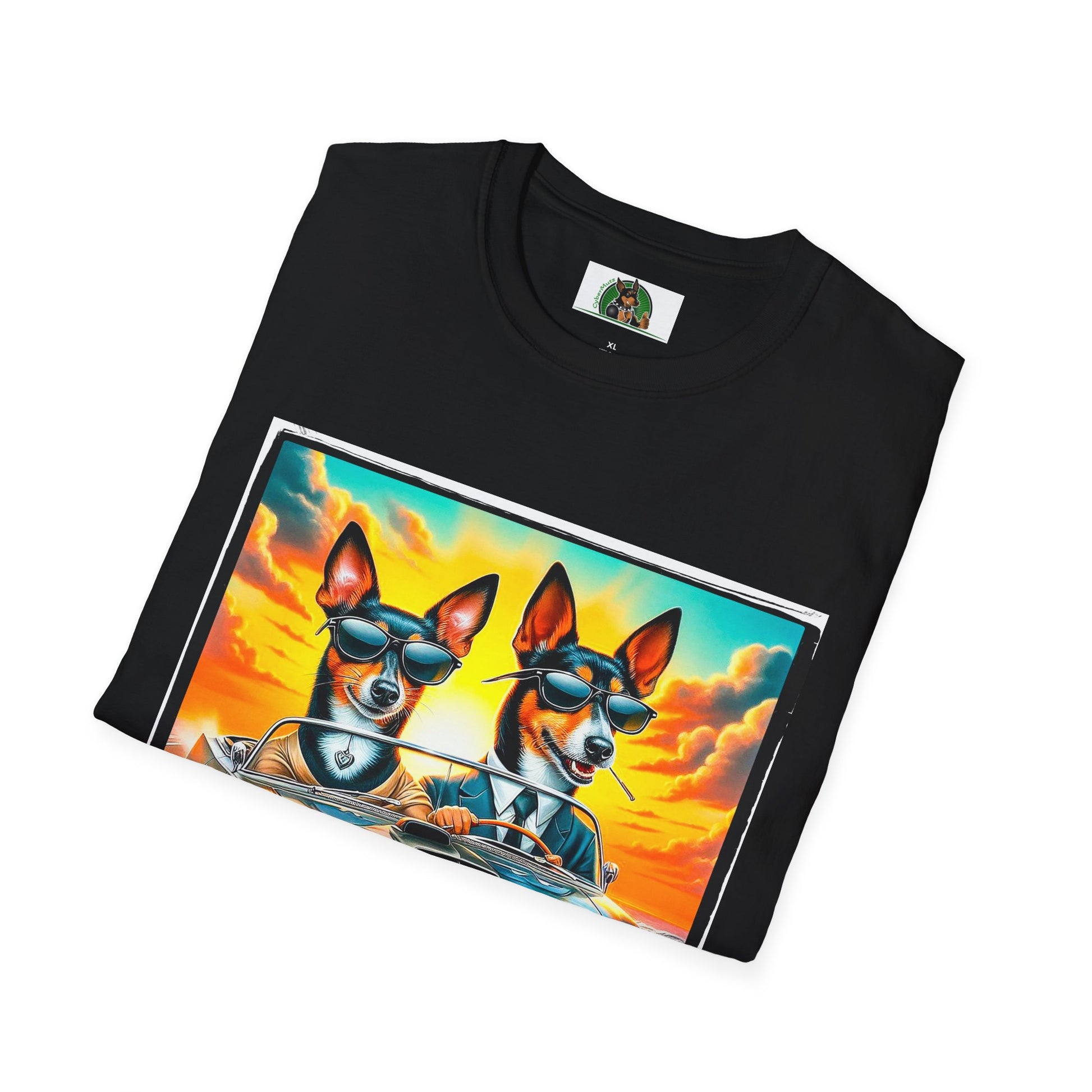 Wacky Rat Terrier T-Shirt T-Shirt Printify   