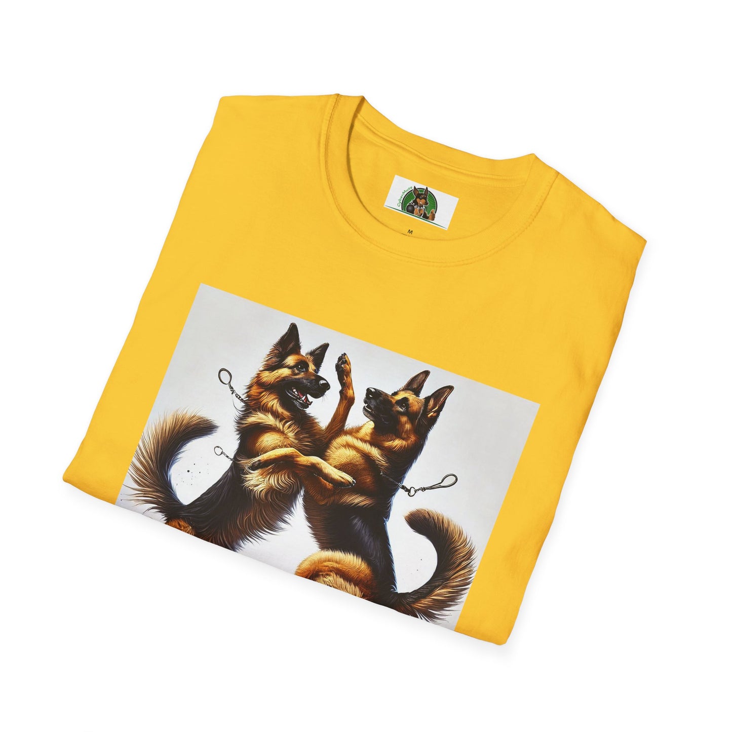 Dancing German Shepherd Unisex T-Shirt