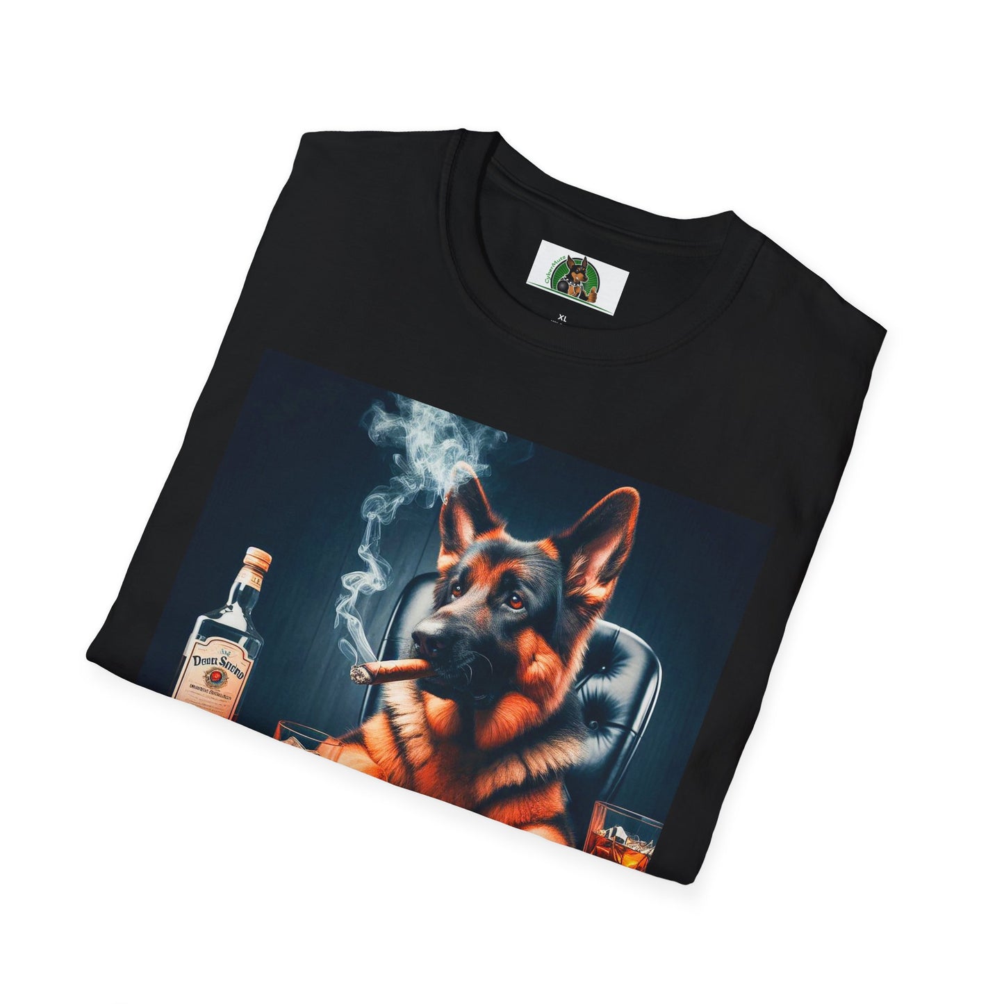 German Shepherd poker