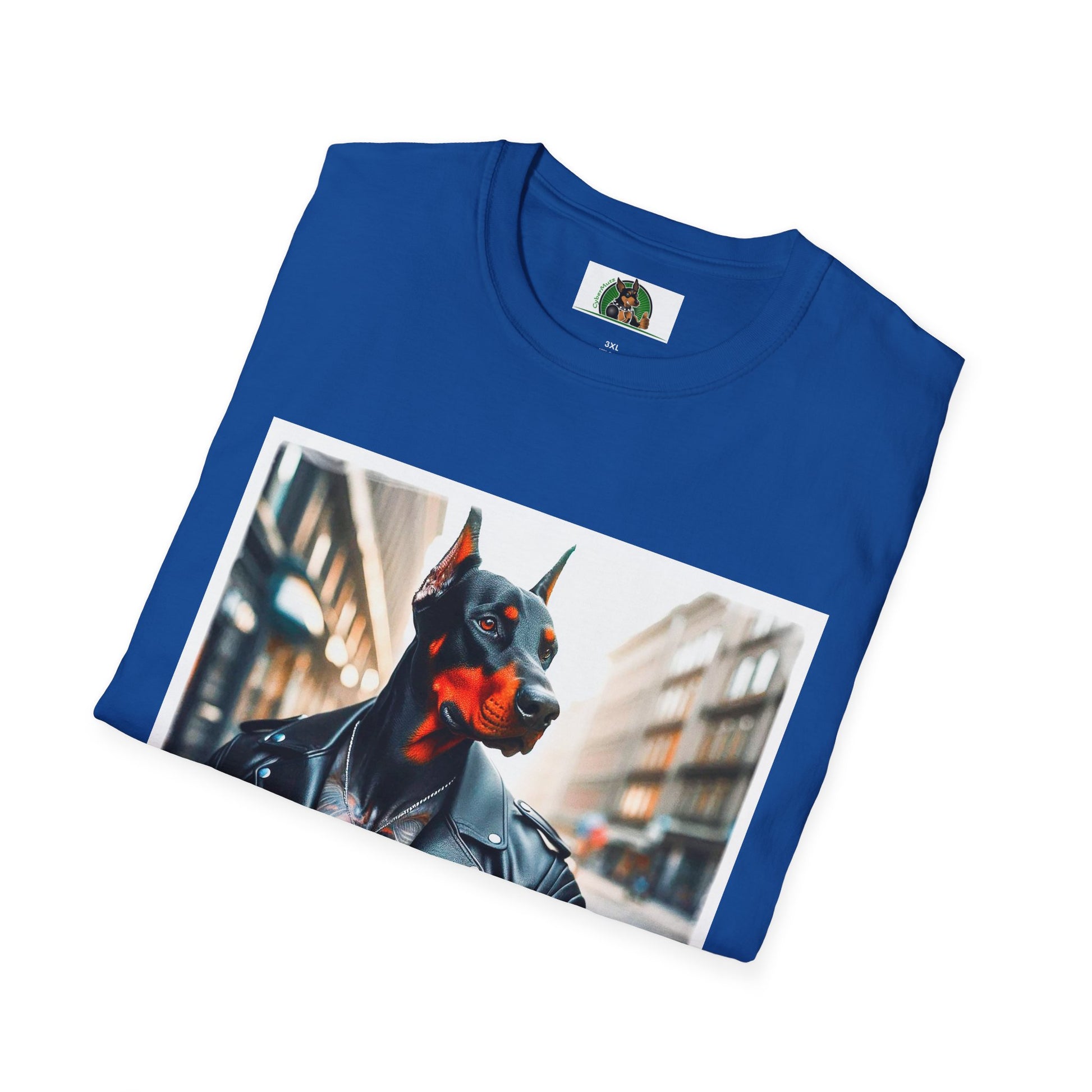Doberman tough guy t shirt T-Shirt Printify